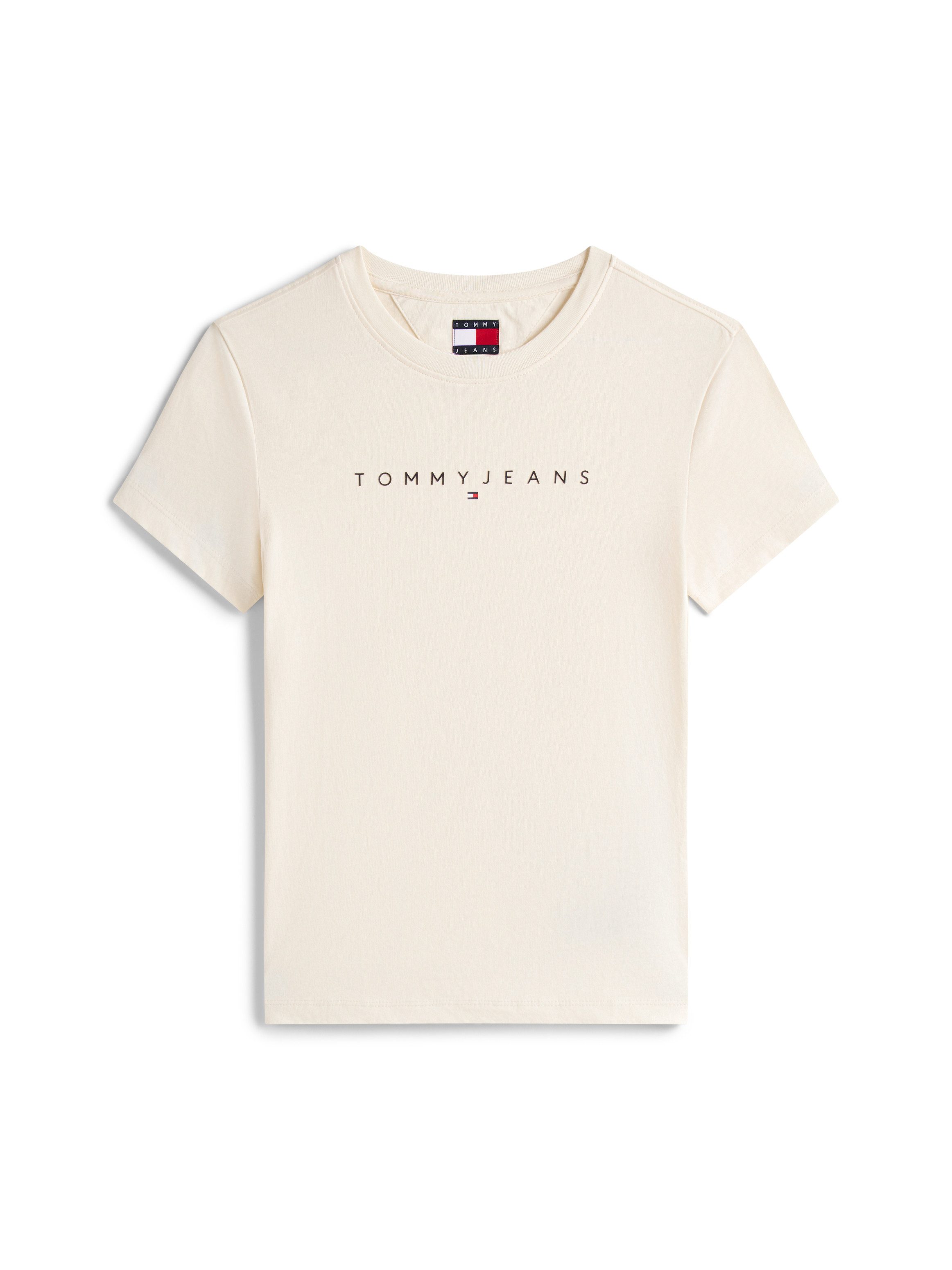 Tommy Jeans Kurzarmshirt TJW SLIM LINEAR TEE EXT mit Logo-Schriftzug – Bild 4 von 5