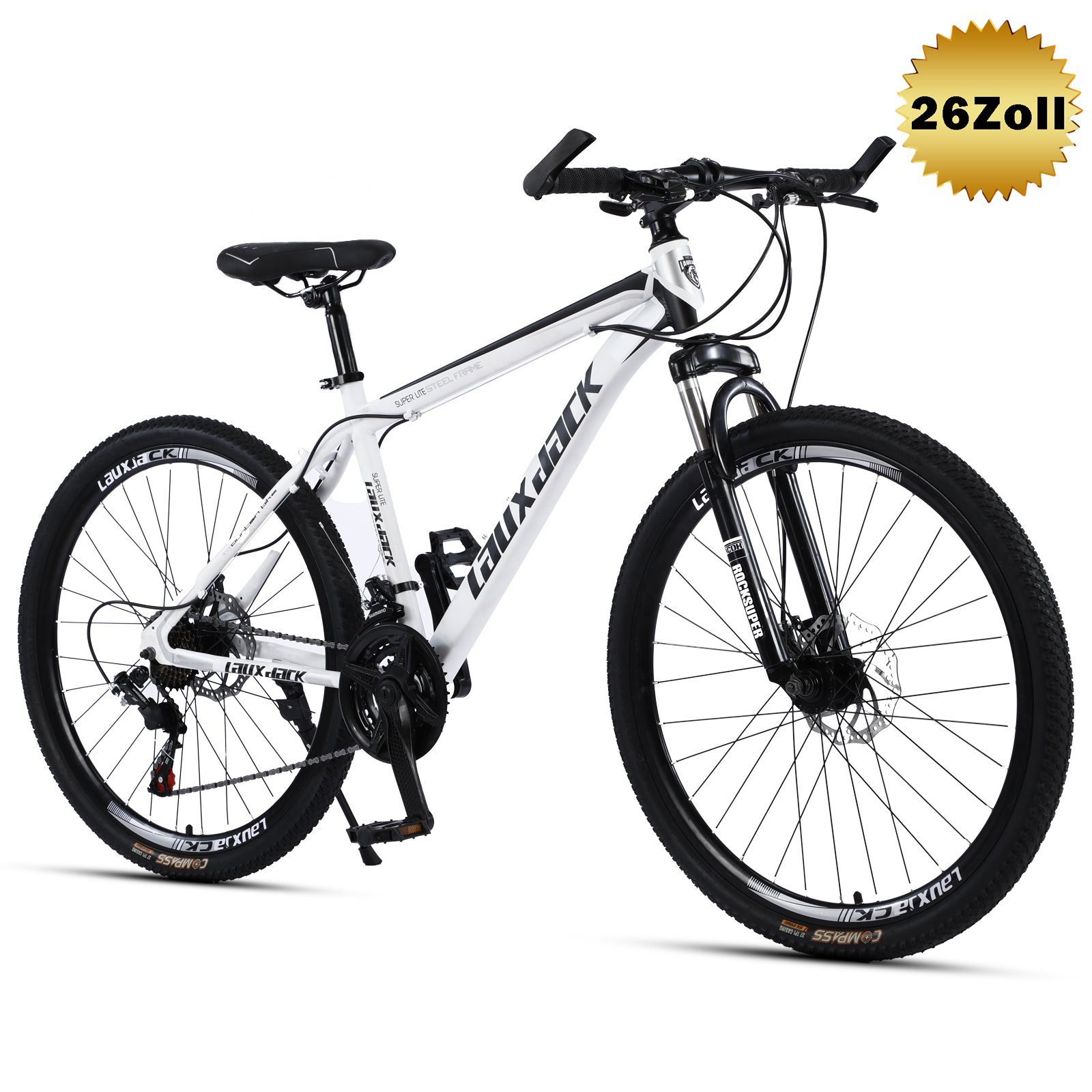 Vankel Mountainbike Fahrrad 26,28 Zoll Mountainbike, Scheibenbremse, 21 Gang, Neu