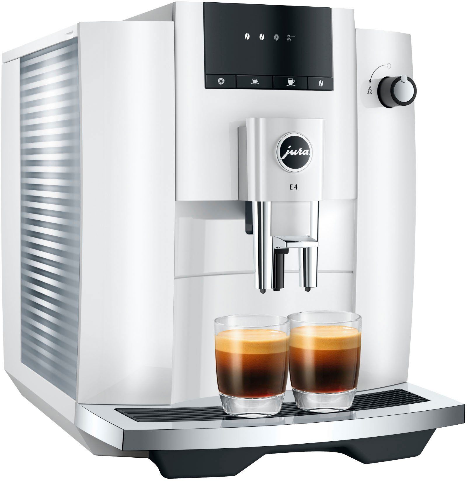 JURA Kaffeevollautomat 15433 E4 Piano White (EA)