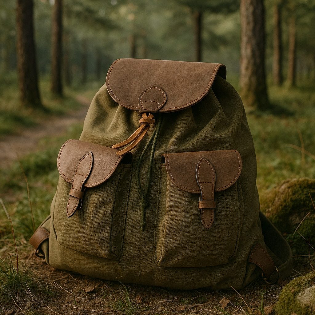 Hubertus® Hunting Trekkingrucksack Jagdrucksack "Canvas" oliv wasserabweise günstig online kaufen