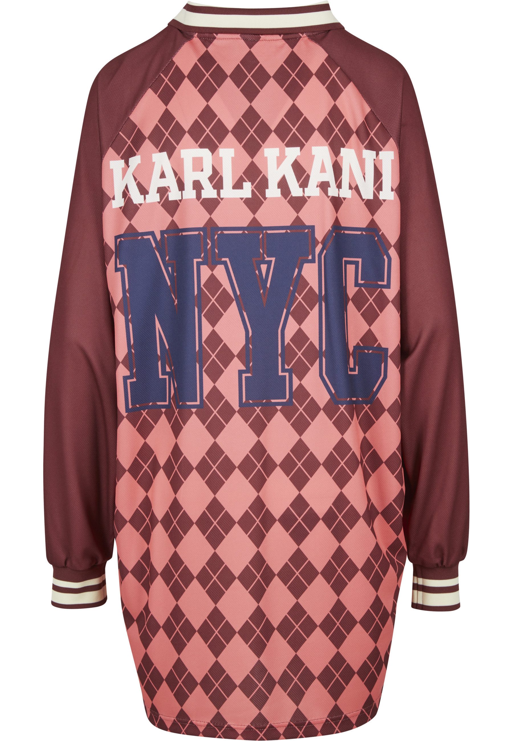 Karl Kani Shirtkleid Karl Kani KK Script Mesh Print Jersey Dress (1-tlg)