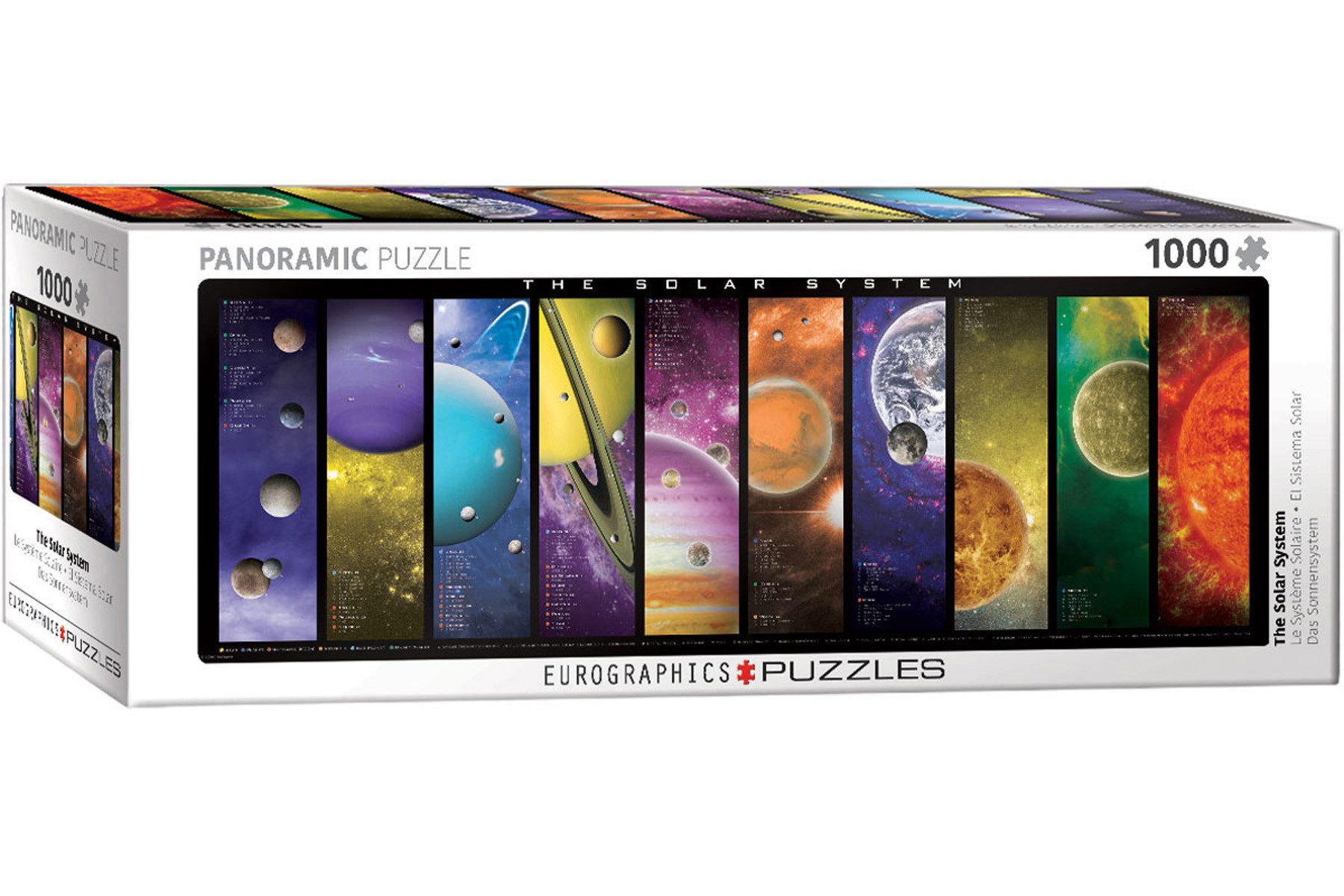 Puzzle 1000 Teile Panorama Пазлы - Пазлы - Das Sonnensystem, Пазлыteile