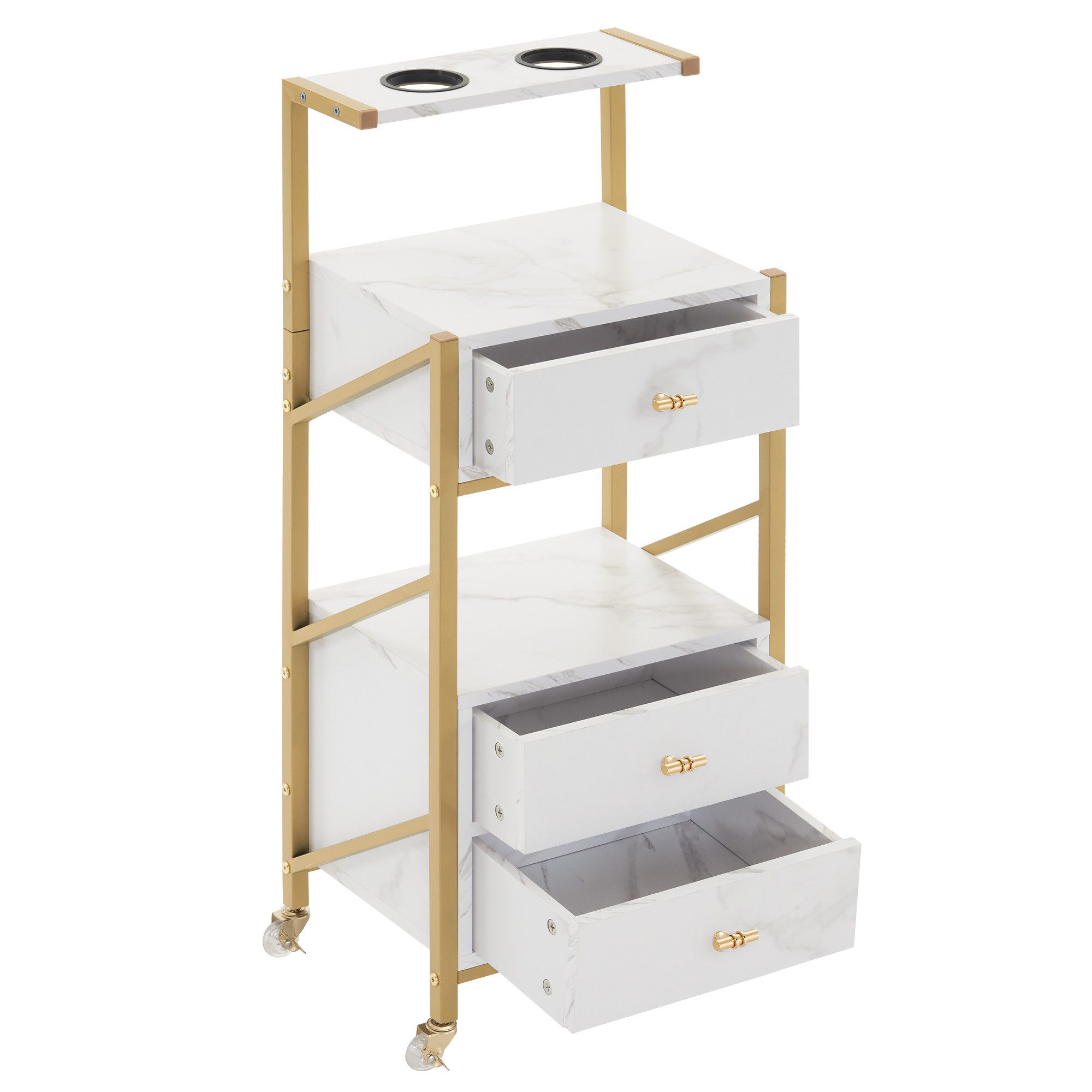 MCombo Servierwagen M MCombo Friseurwagen mit 3 Schubladen, Servierwagen, R günstig online kaufen