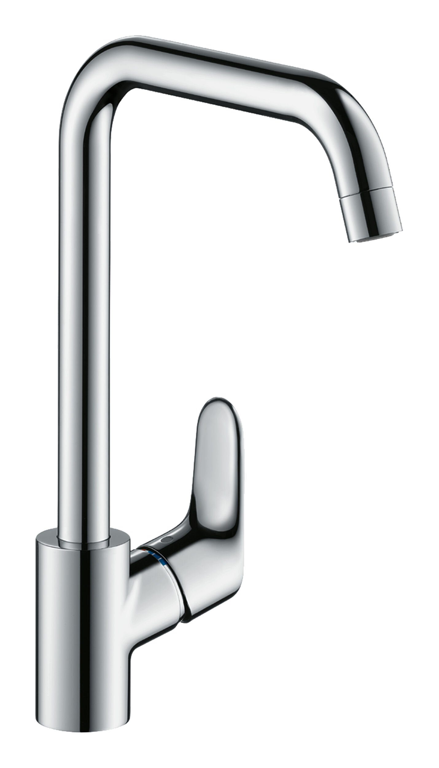 Chrom Küchenarmatur 260 Einhebel-Küchenmischer - 1jet Focus hansgrohe M41