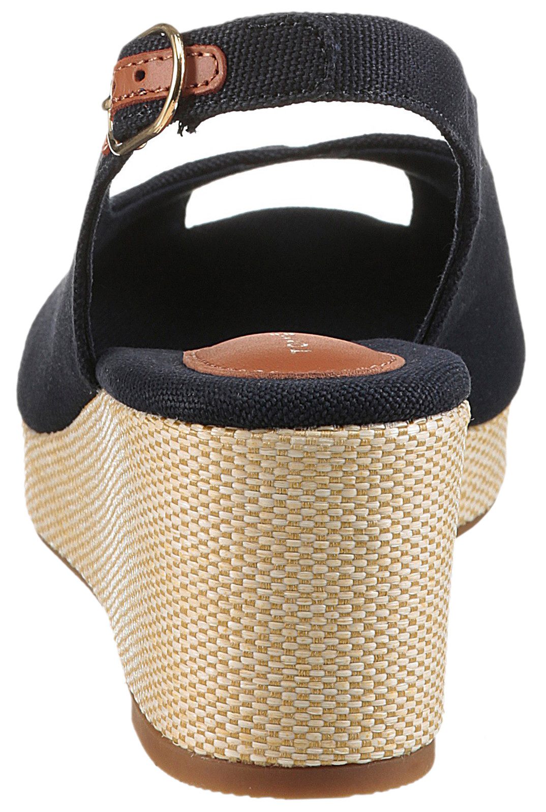 Tommy Hilfiger FLAG MID WEDGE ESPAD SLINGBACK Keilsandalette, Plateau, Somm günstig online kaufen