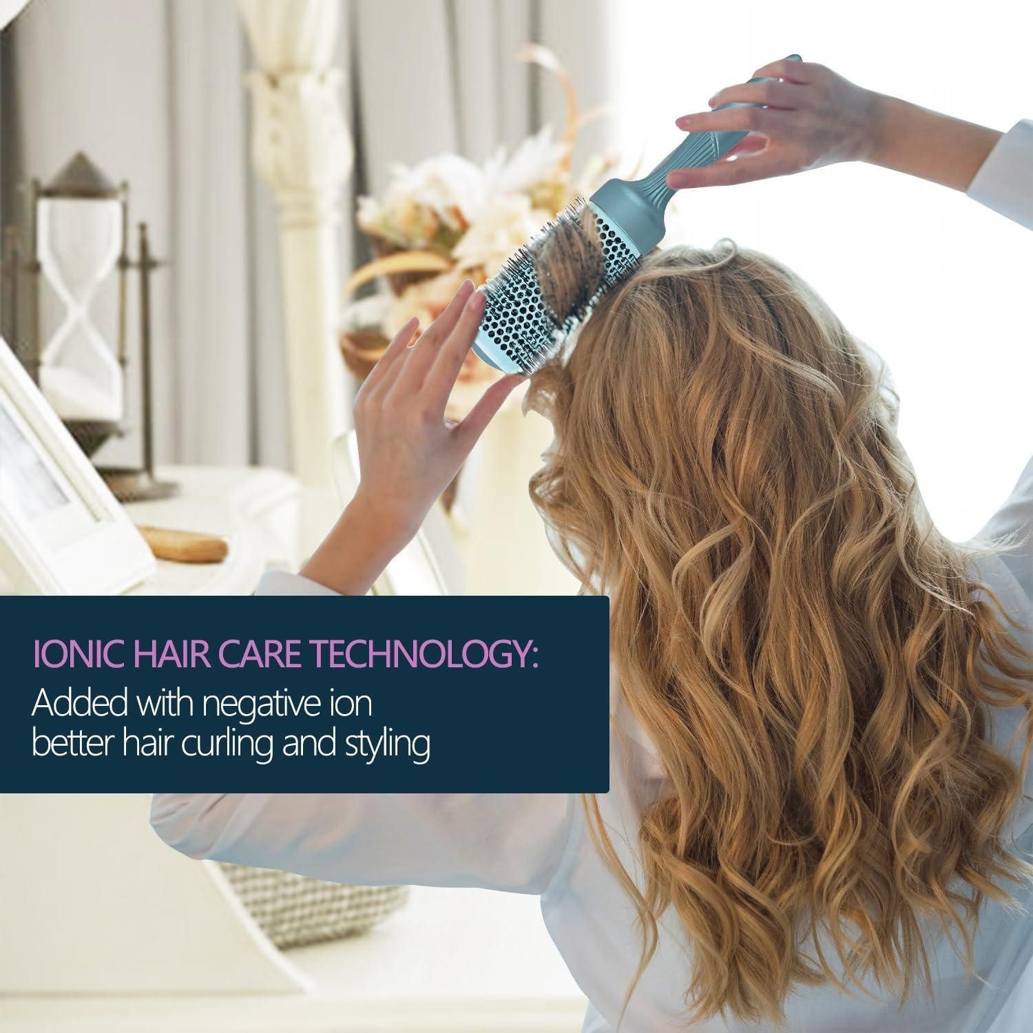 LuxusKollektion Haarbürsten-Set Professionelles 5-teiliges Haarbürsten-Set für Salon-Styling