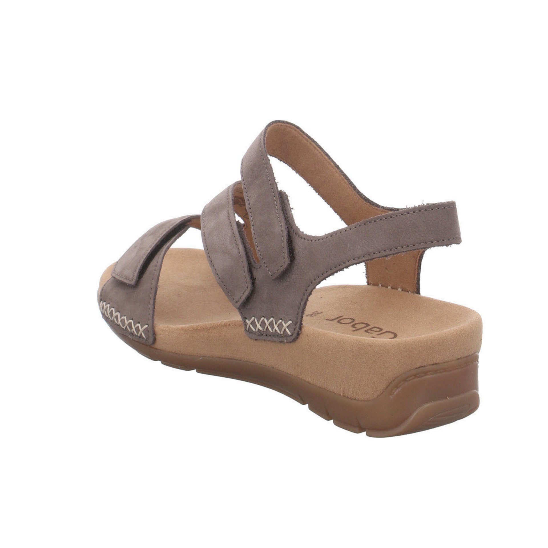 wallaby Veloursleder Freizeit Sandalette Gabor Fußbett Bequem Sandalen Damen Sandalette