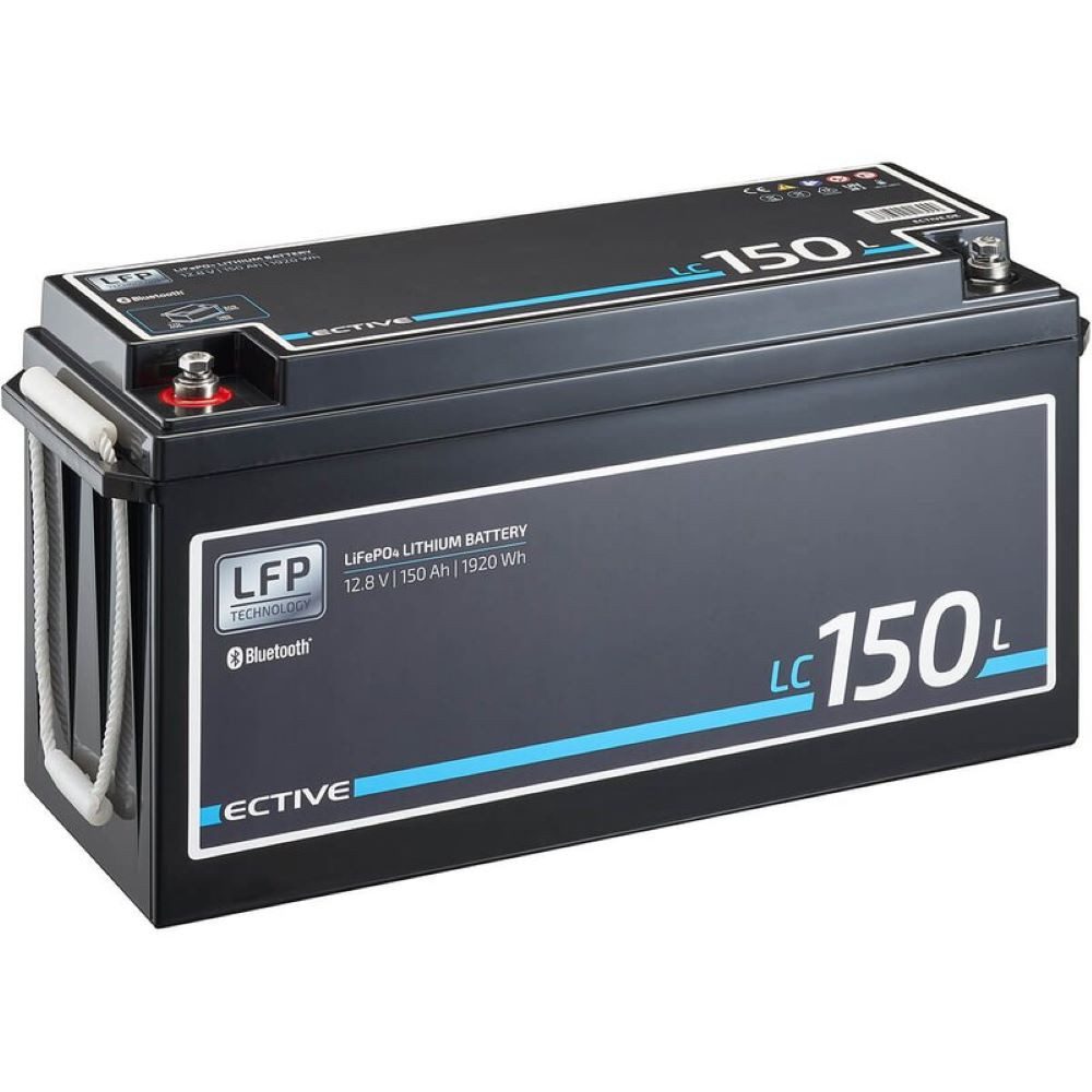 ECTIVE ECTIVE LC 150L BT 12V LiFePO4 Lithium Versorgungsbatterie 150 Ah Batterie