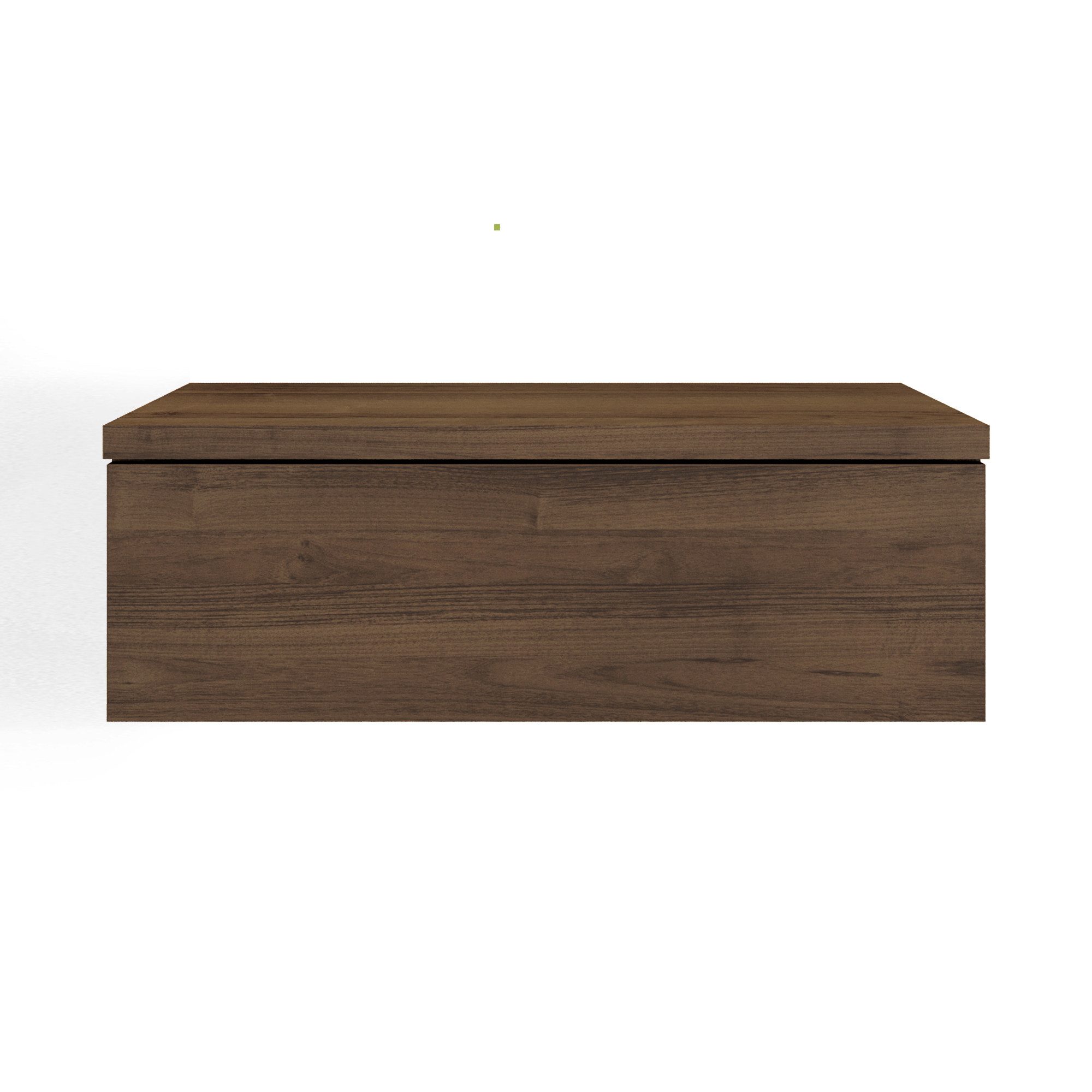 KOMTO Wandregal mit Schublade Monaco - Nachttisch Hängend Wandmontage, 1-tlg.