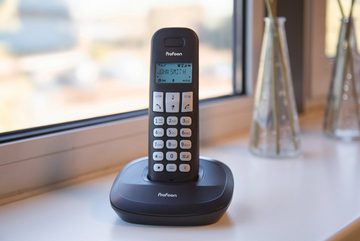 Profoon DECT-Telefon Set mit 3 Mobilteilen und Ladeschale Schnurloses DECT-Telefon (Mobilteile: 3)