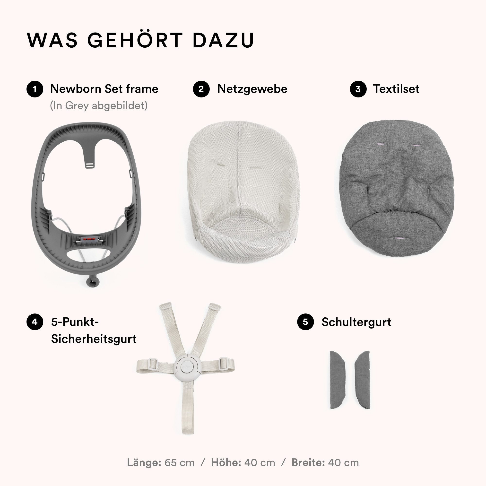 Stokke Hochstuhlaufsatz Nomi® Newborn Set