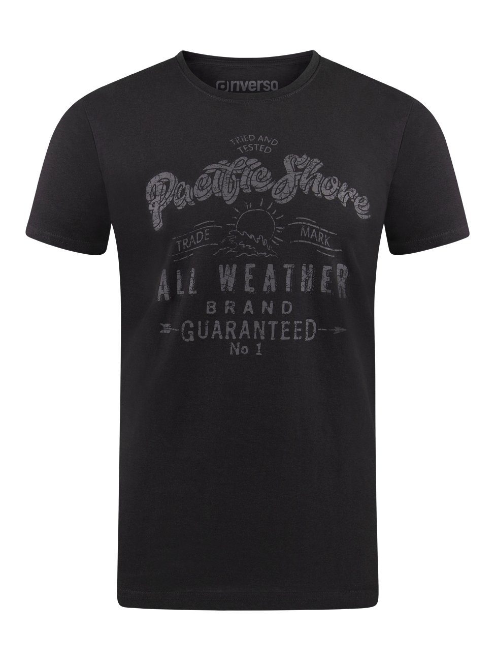 riverso T-Shirt Herren Printshirt RIVLeon Regular günstig online kaufen