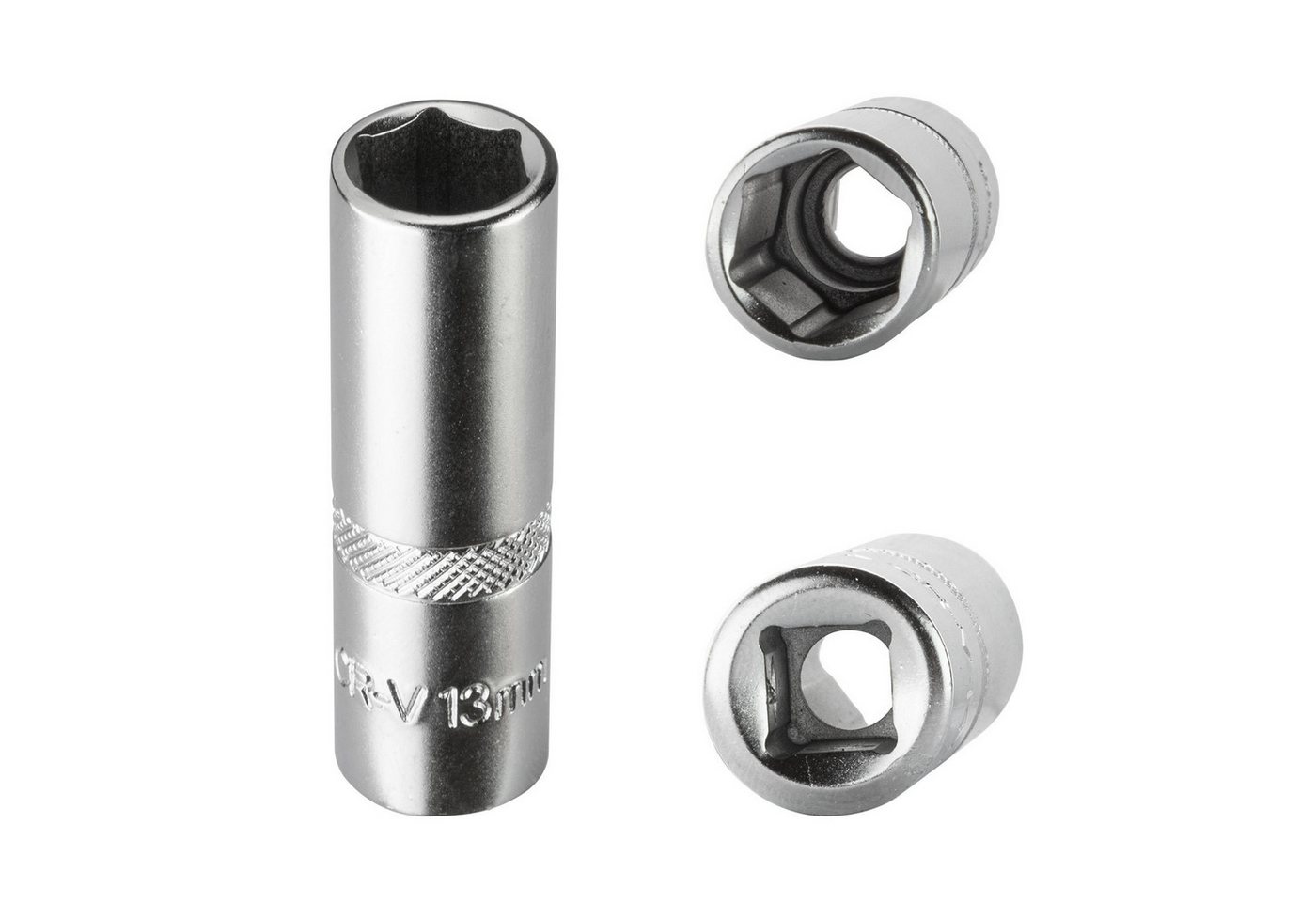 Thumbnail - DEMA Stecknuss Stecknuss Sechskant 13mm 6 Kant 3/8" lang (CR-V)