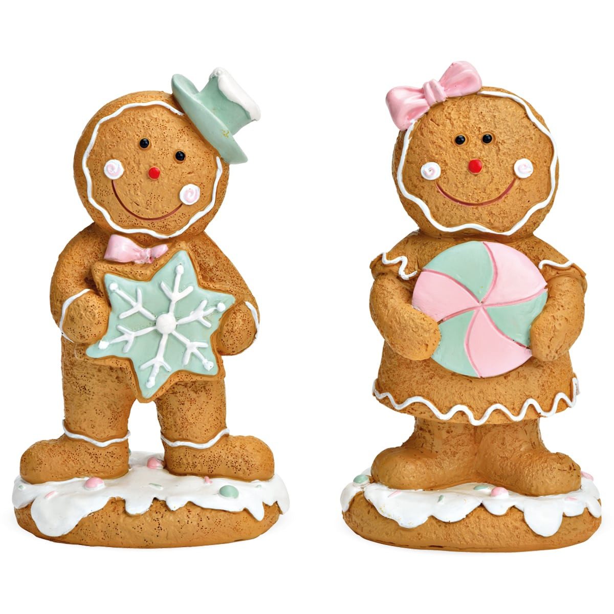 matches21 HOME & HOBBY Dekofigur Lebkuchenmännchen 2er Set Weihnachten Deko günstig online kaufen