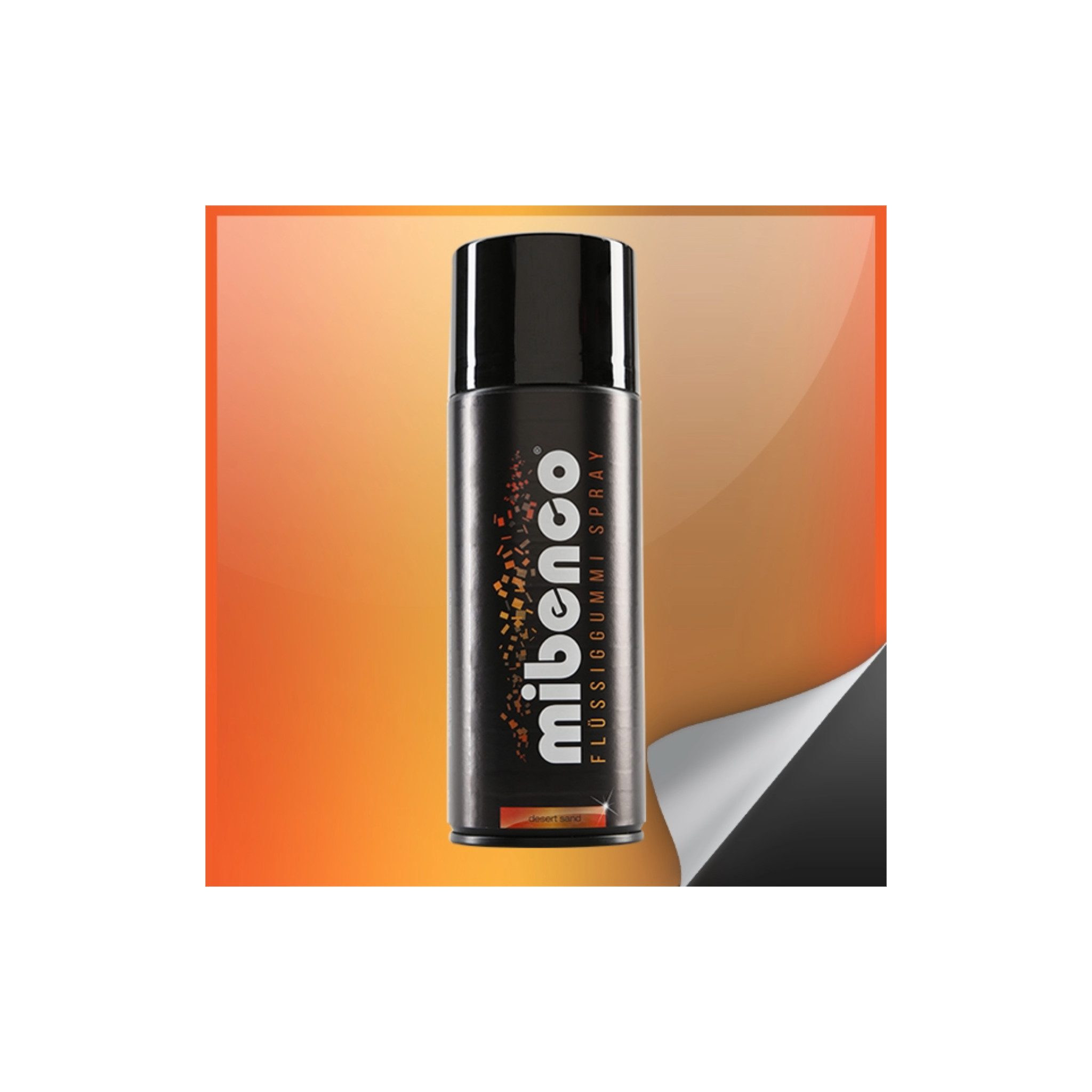 mibenco Lack Mibenco Flüssiggummi Spray Desert Sand Glänzend 400ml