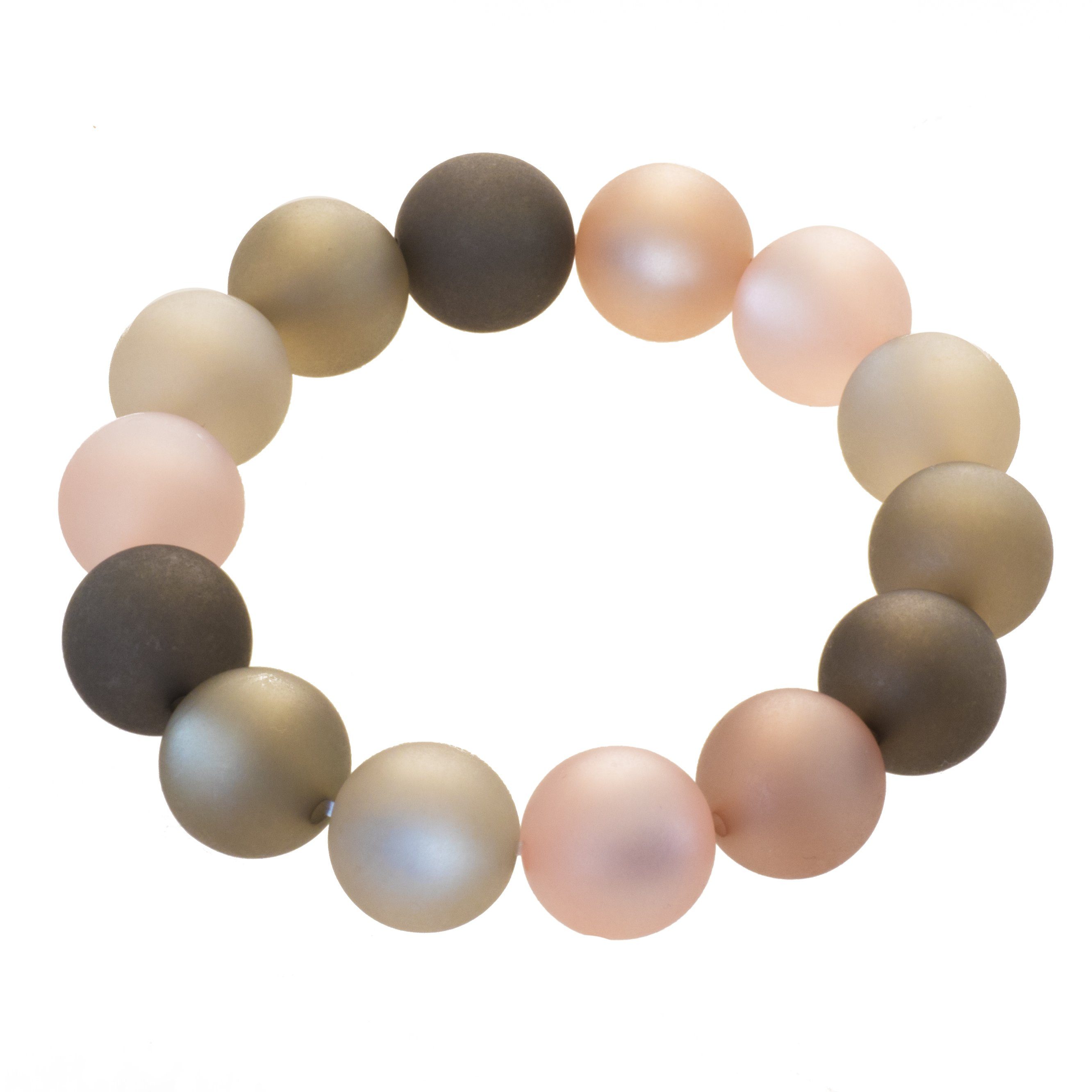 Bella Carina Armband Polaris Perlen Armband rosa grau, rosa grau