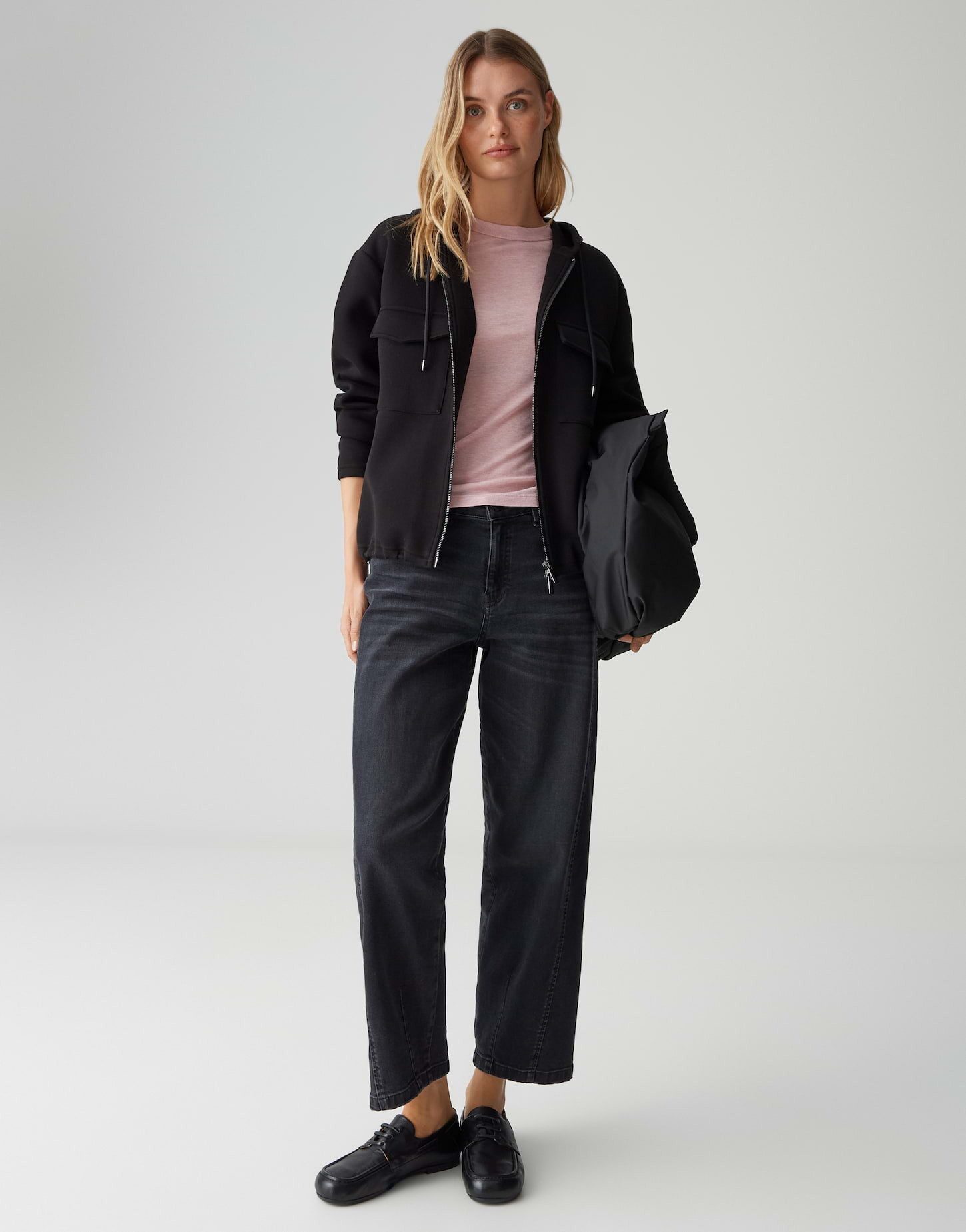 OPUS Kapuzenpullover GABELLA Regular aus weicher Sweatware