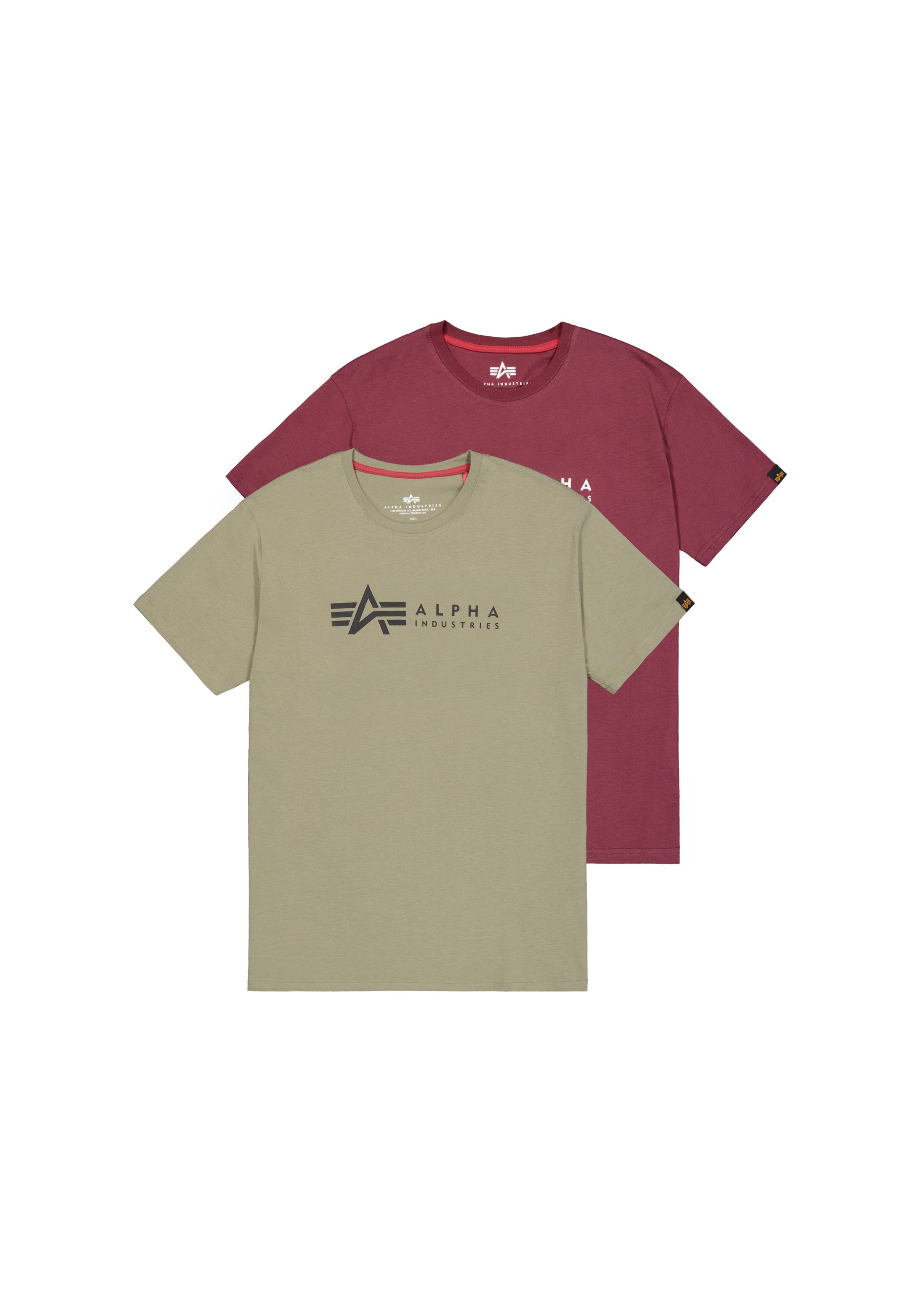 T-Shirt Alpha Industries Men - T-Shirts Alpha Label T-Shirt 2 Pack