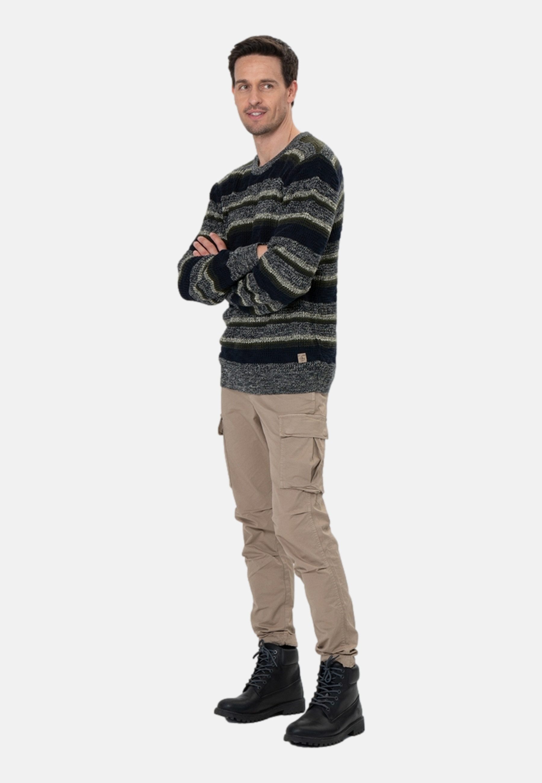 Key Largo Strickpullover Pullover Basel Strickpullover R-Neck (1-tlg)