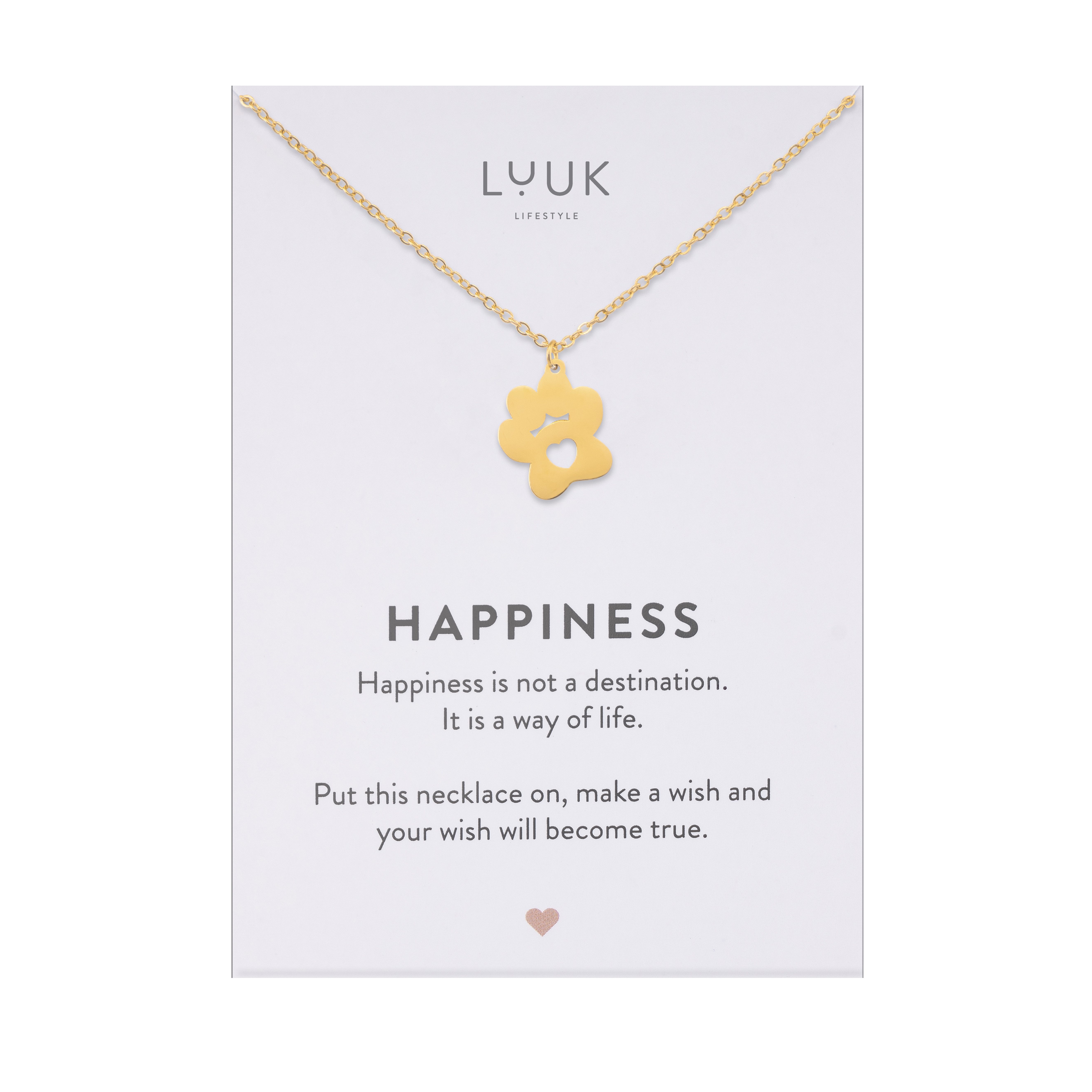 LUUK LIFESTYLE Kette mit Anhänger Hundepfoten, günstig online kaufen