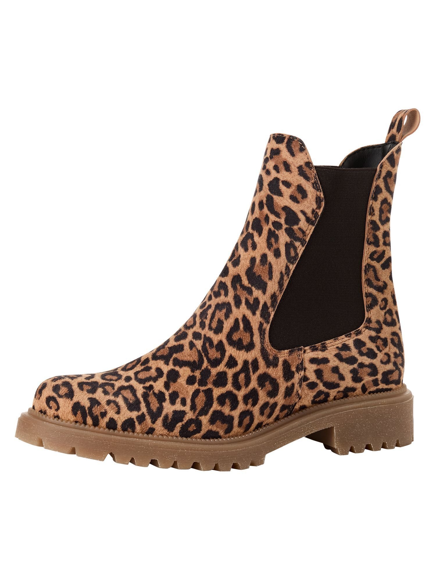 Tamaris TOUCH-IT aus Leder Blockabsatz 1-25427-41 Chelseaboots TOUCH-IT