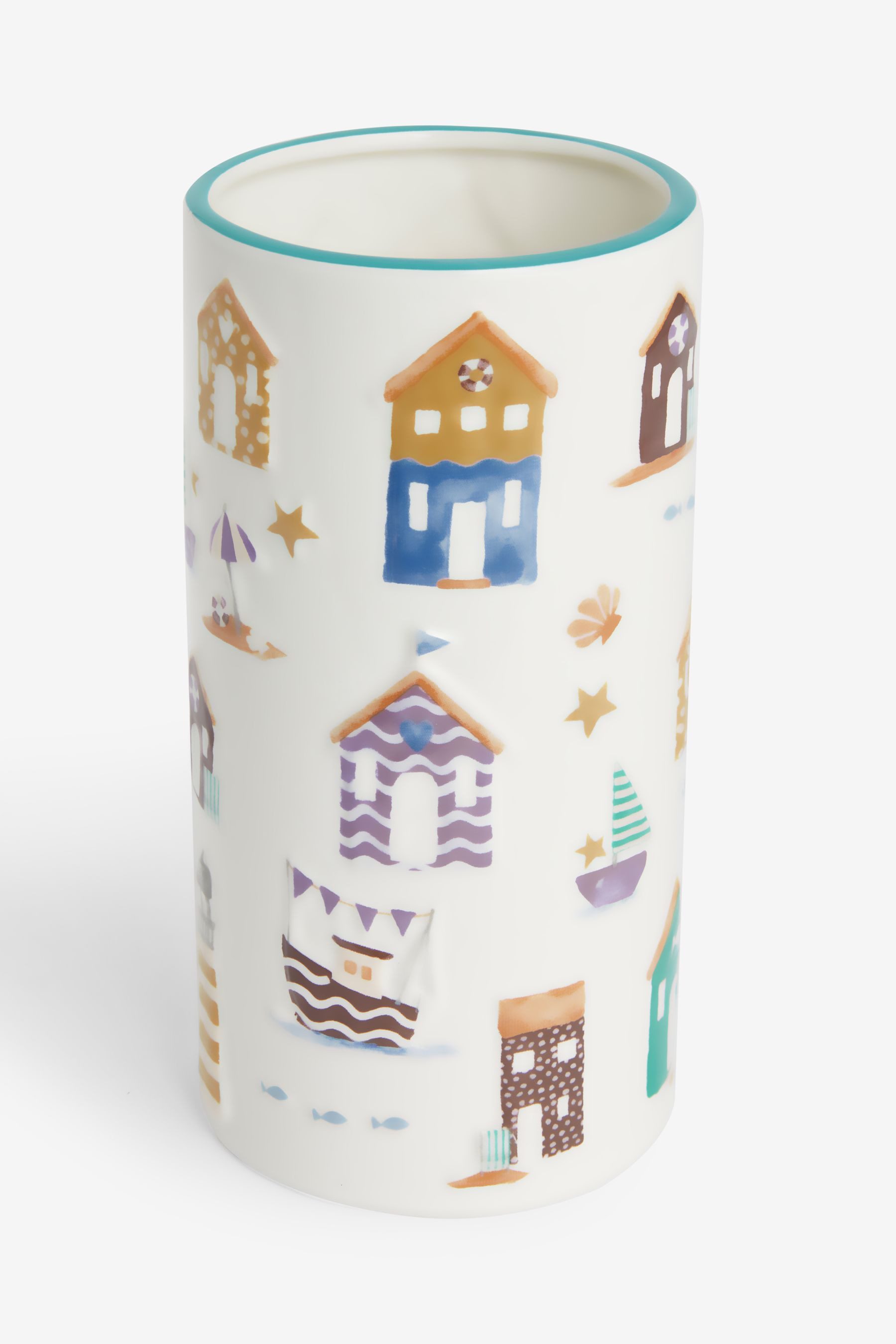 Next Dekovase Keramik-Vase, Strandhütte günstig online kaufen