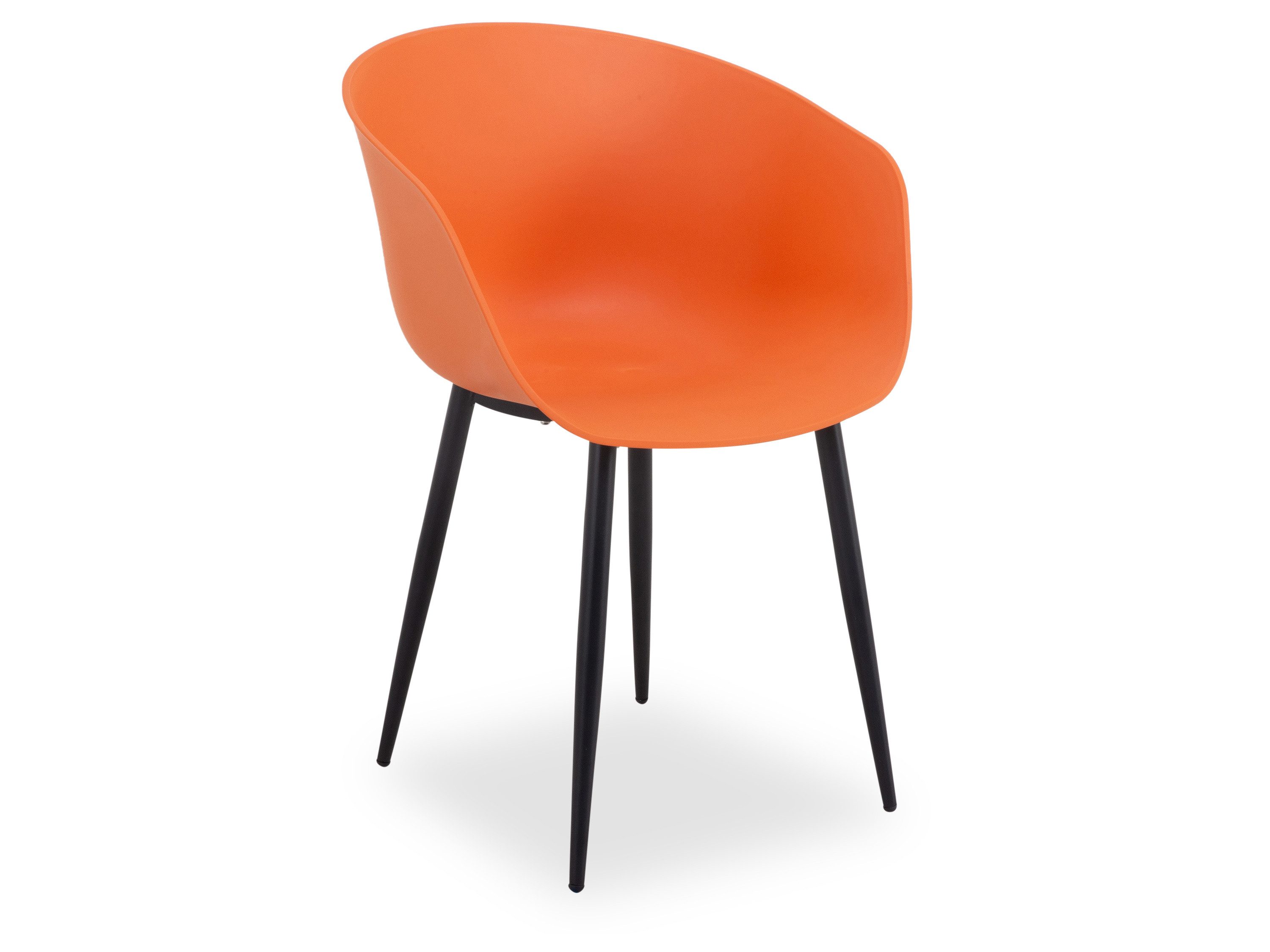 Outdoor Gartenstuhl Gartenstuhl outdoor OVADA orange BHT 53x59x77 cm orange Stapelstuhl