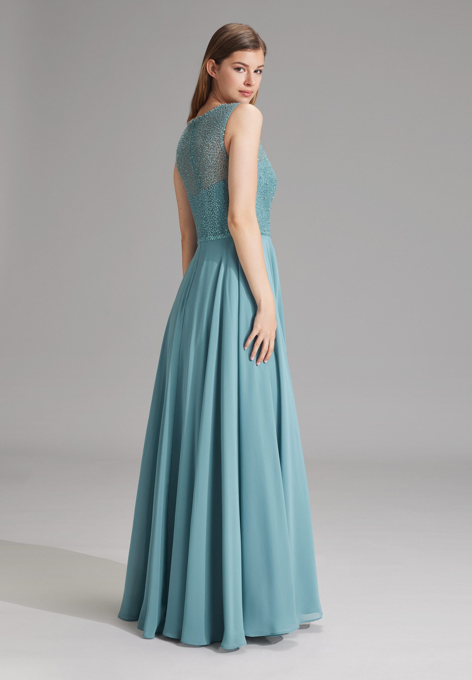 Hey Kyla Abendkleid - Abendkleid aus Material-Mix günstig online kaufen