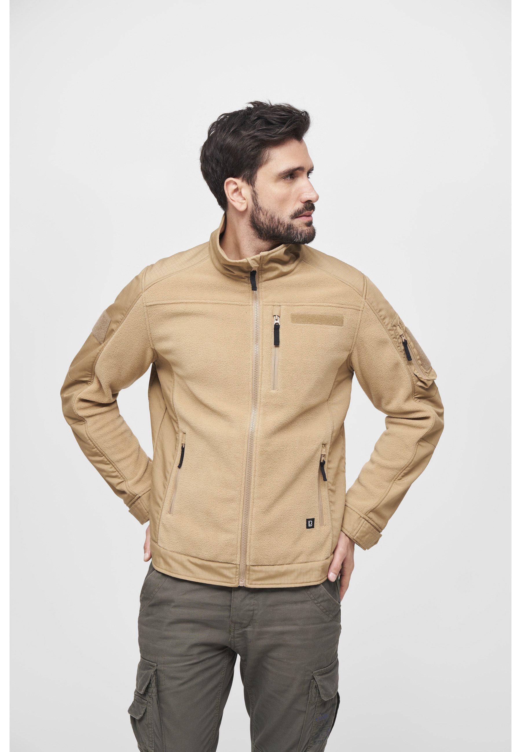Brandit Fleecejacke Brandit Herren Fleecejacket Ripstop (1-St)