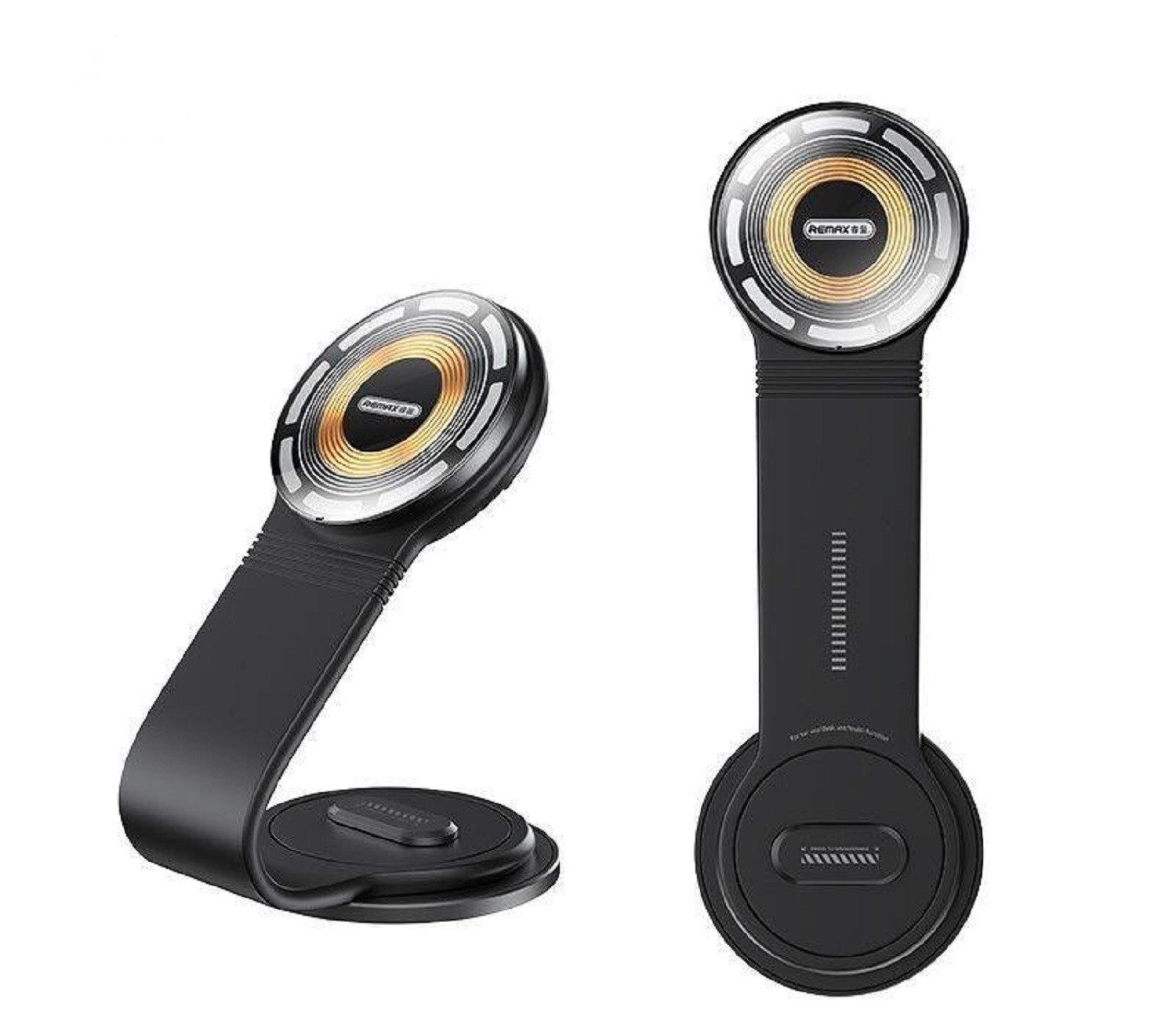 Remax Handy-Halterung Induktives Ladegerät Linton Serie 15W RP-W93, Schwarz, (schnelles und kabelloses Laden 15W, für MagSafe)