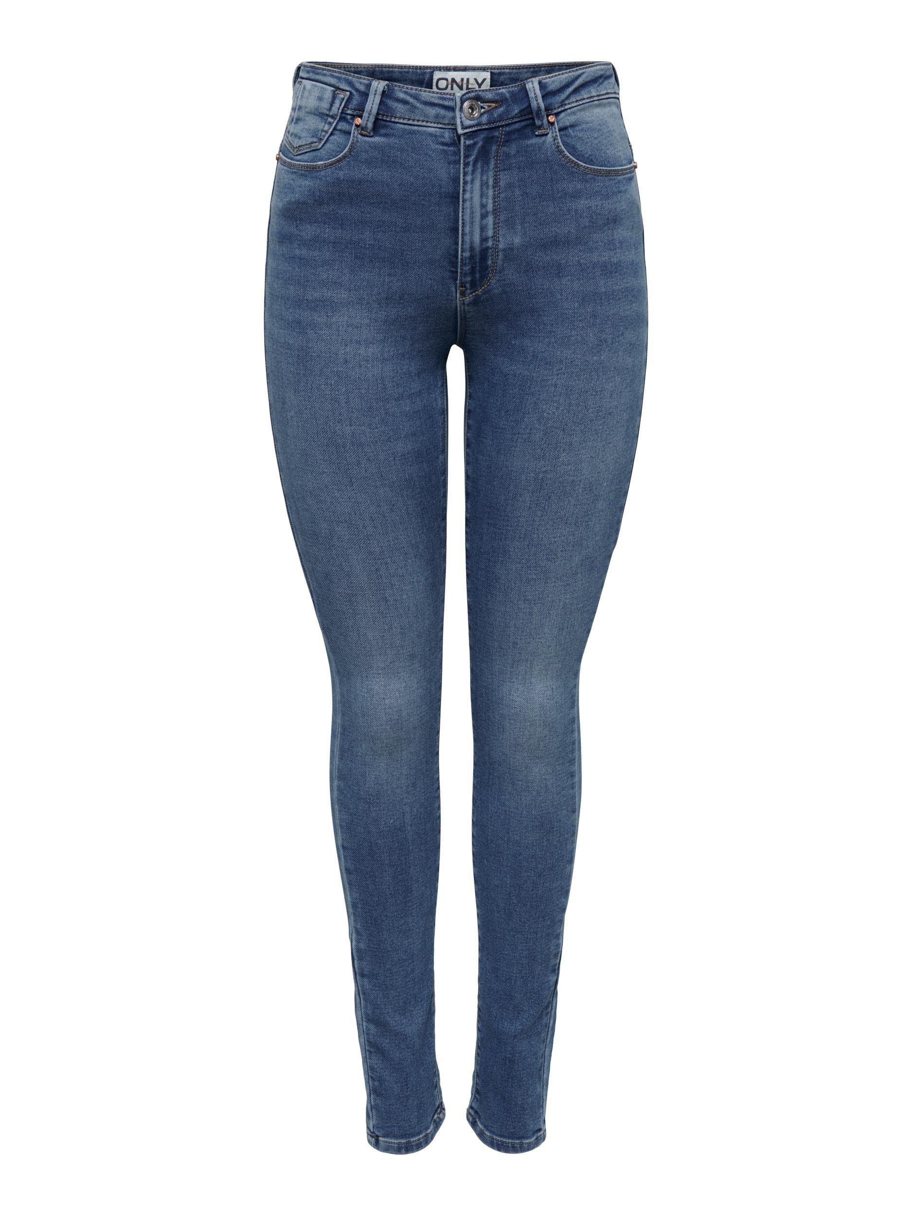 ONLY 5-Pocket-Jeans ONLFOREVER HIGH HW Denim JOGG Blue Medium DNM SKINNY