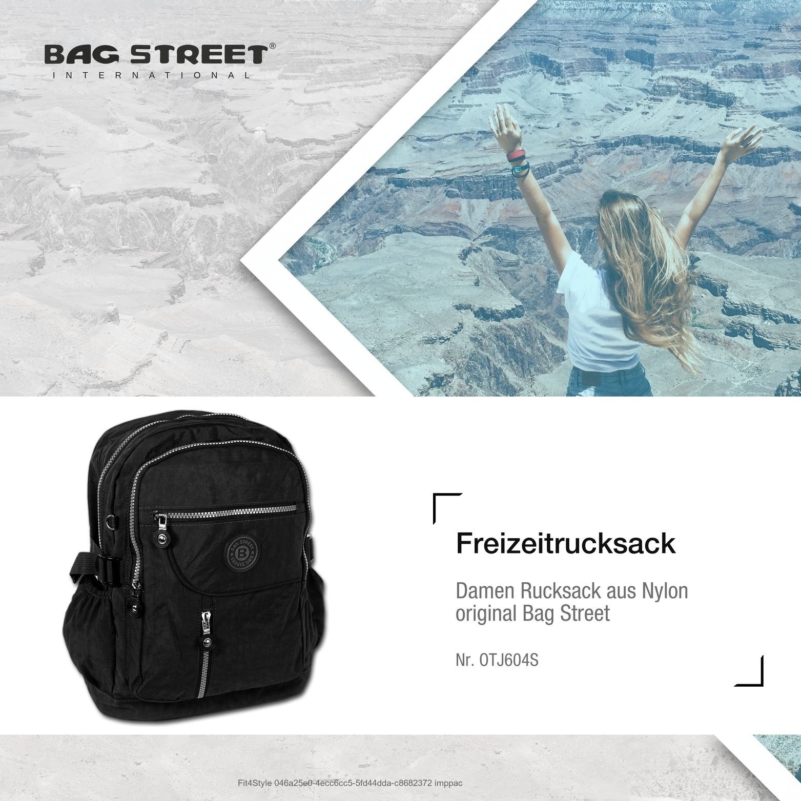 BAG STREET Cityrucksack Bag Street Nylon günstig online kaufen
