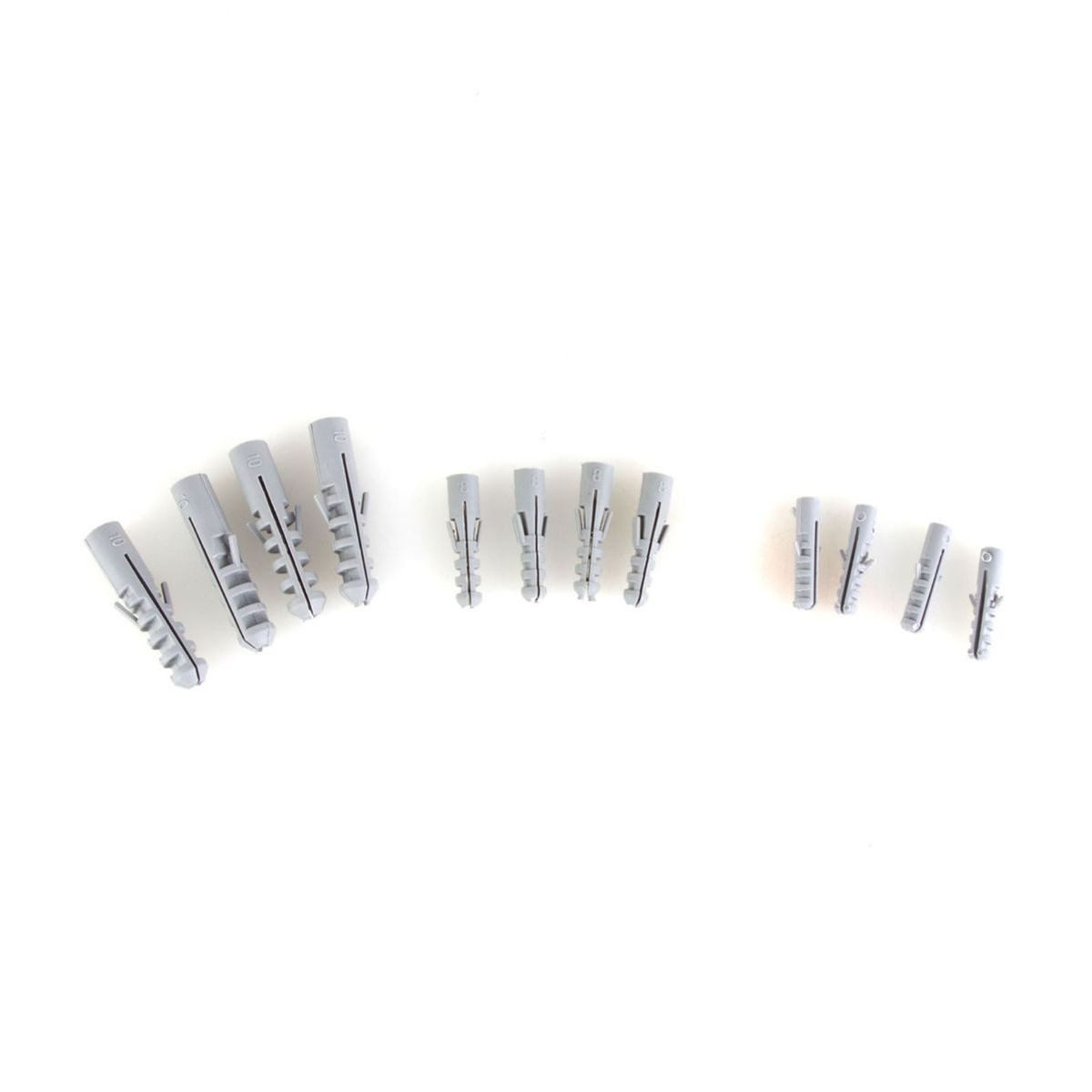 Work-it Dübel-Set Allzweckdübel Dübel Universaldübel 300tlg. Ø6-10mm Sortiment, 300 Teile