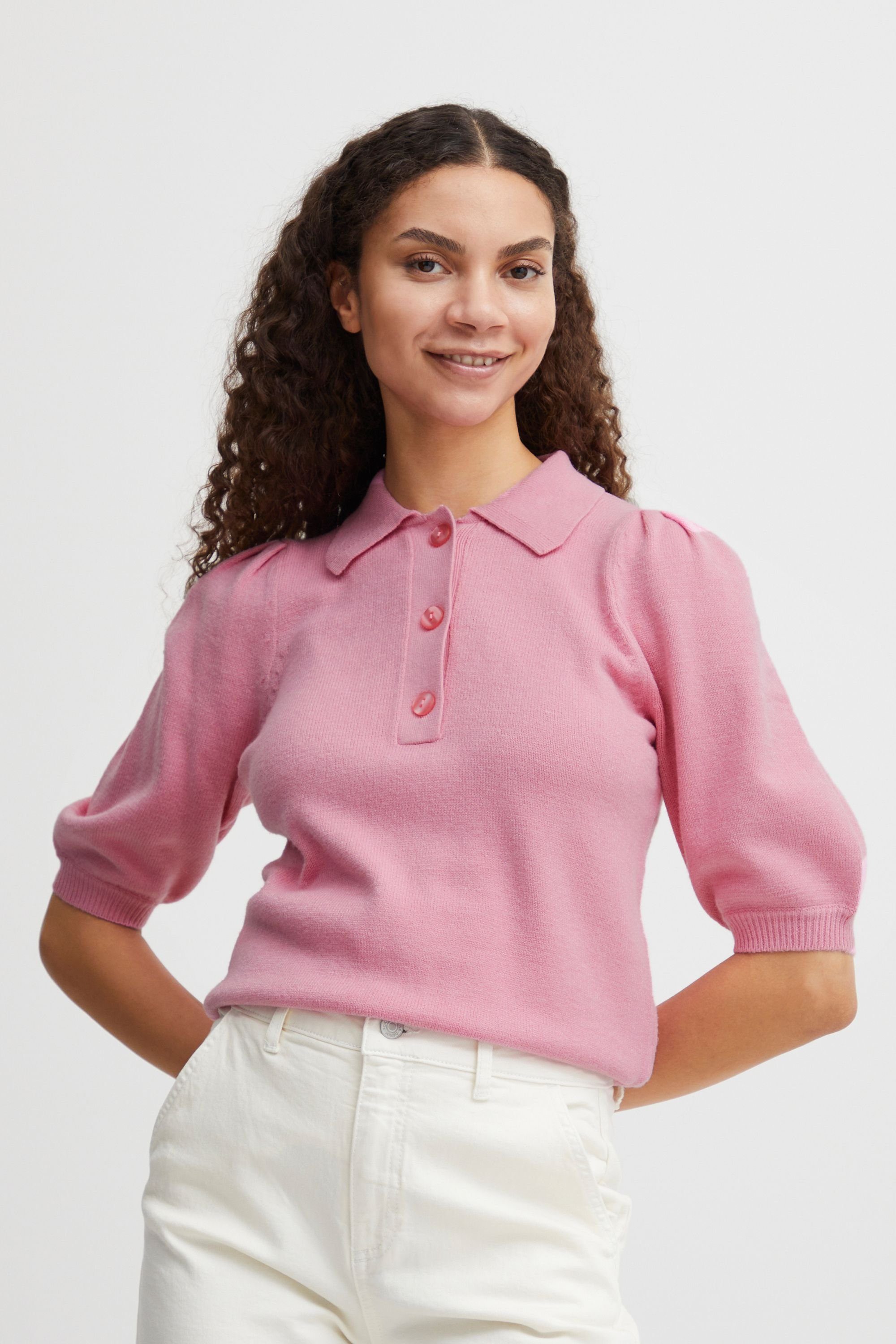 b.young Strickpullover BYNONINA JUMPER 2 - 20811907 Begonia Pink Melange (1522151)