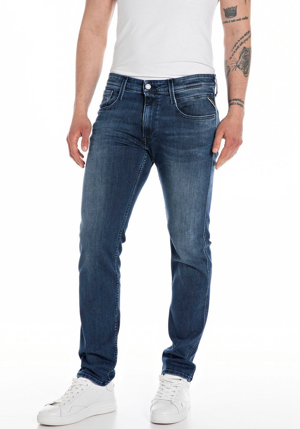 Replay Slim-fit-Jeans ANBASS HYPERFLEX BIO