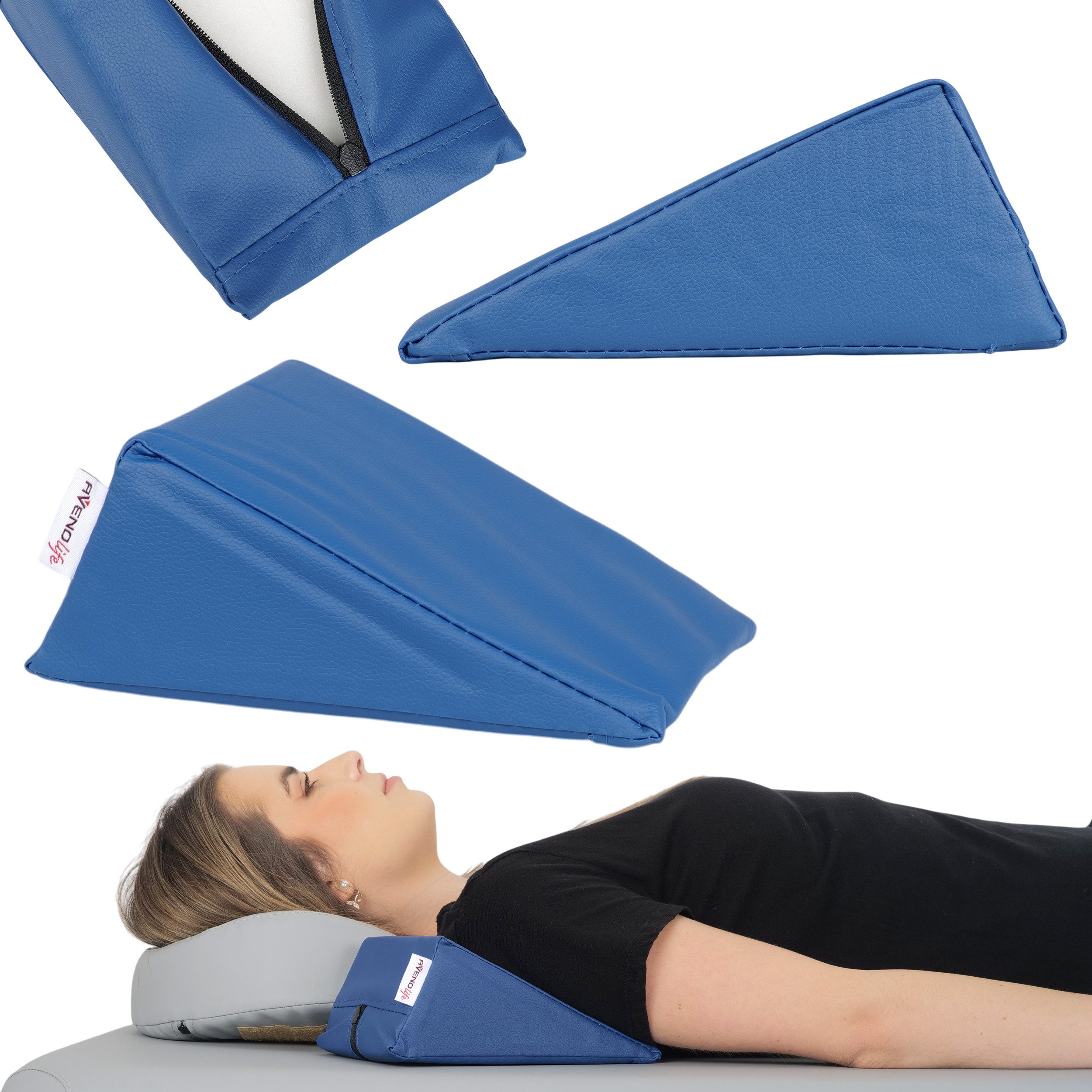 Habys Massageliege Lagerungskeil Lagerungsrolle für Therapieliege 20x15x10cm