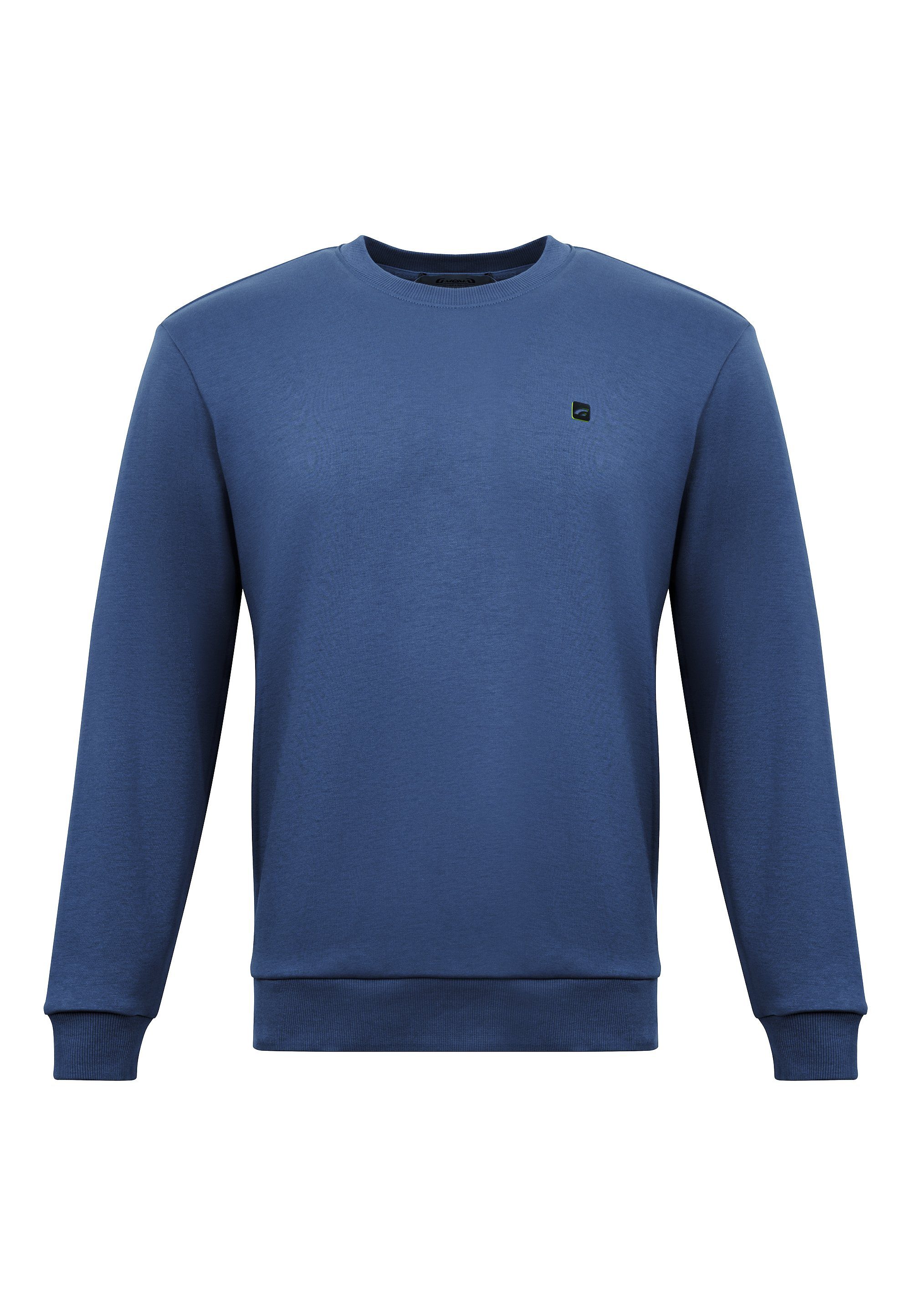 Sweatshirt mit blau-grau GIORDANO atmungsaktiver Funktion