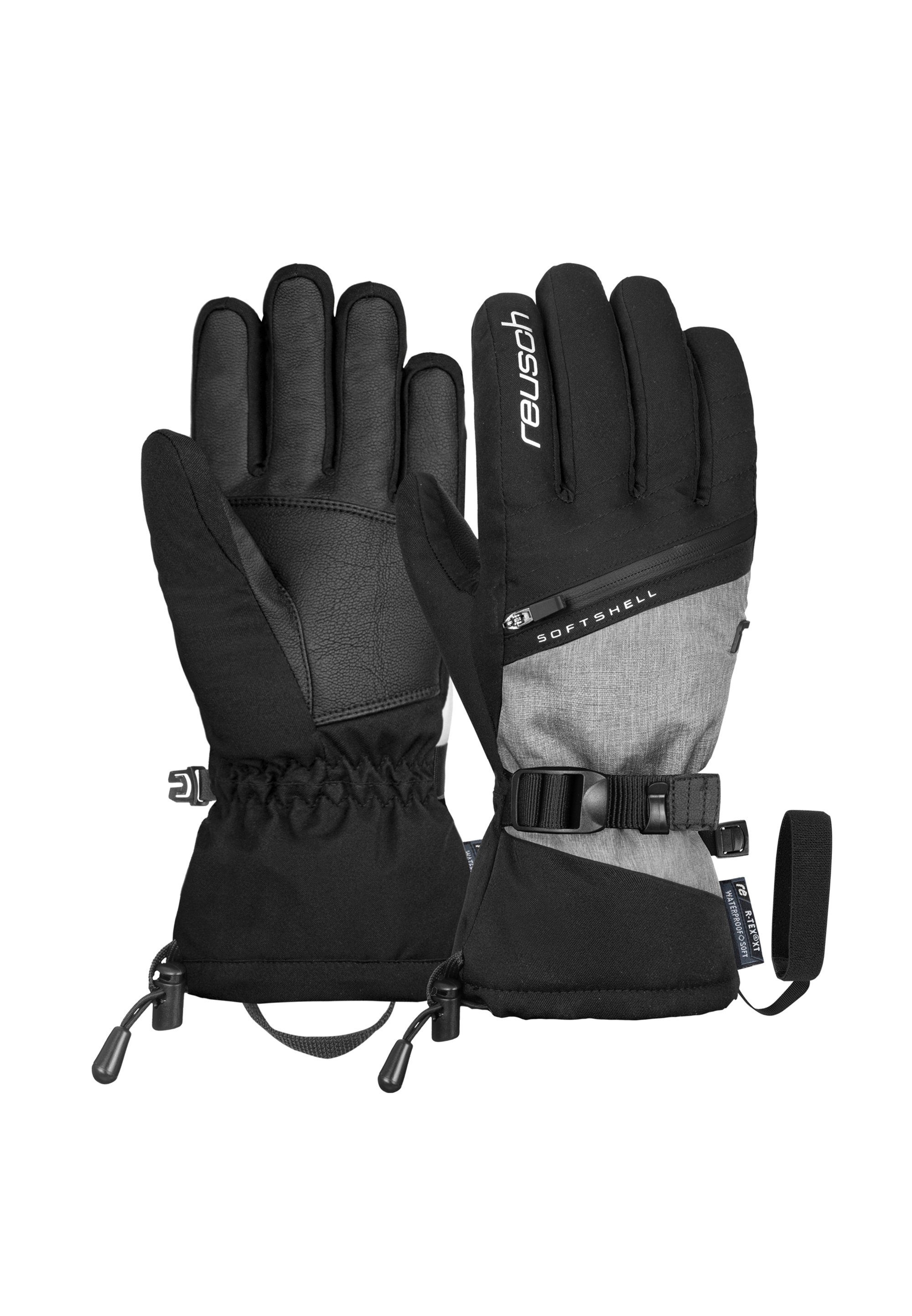 Neueste und Beste Reusch Skihandschuhe Demi R-TEX® XT mit schwarz-grau verstellbarem Verschluss