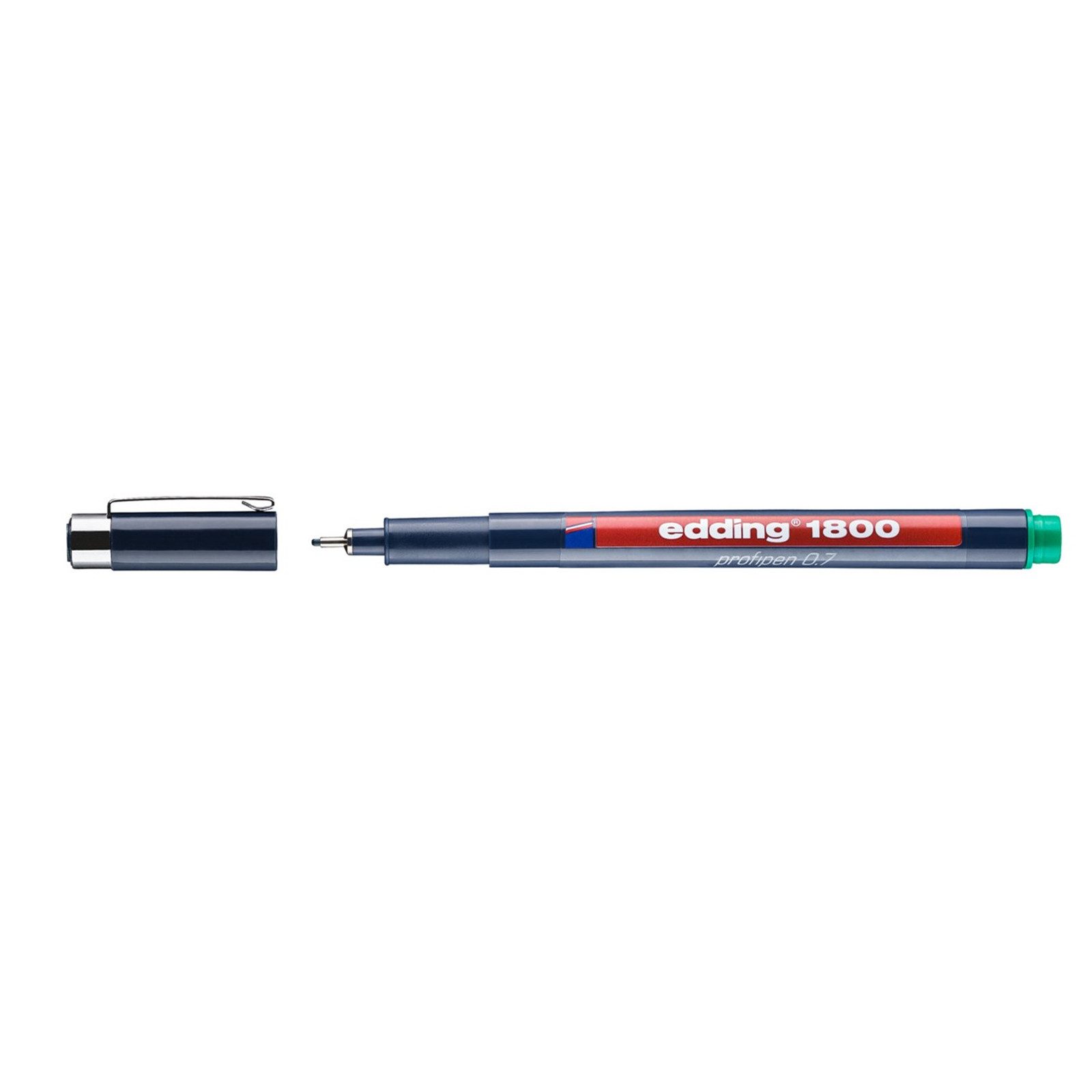 edding Tintenfeinschreiber Präzisionsfeinschreiber 0,7 mm edding 1800, (Stück, 1-tlg., 1 Faserzeichner edding 1800 profipen), Fineliner Schönschreibstift