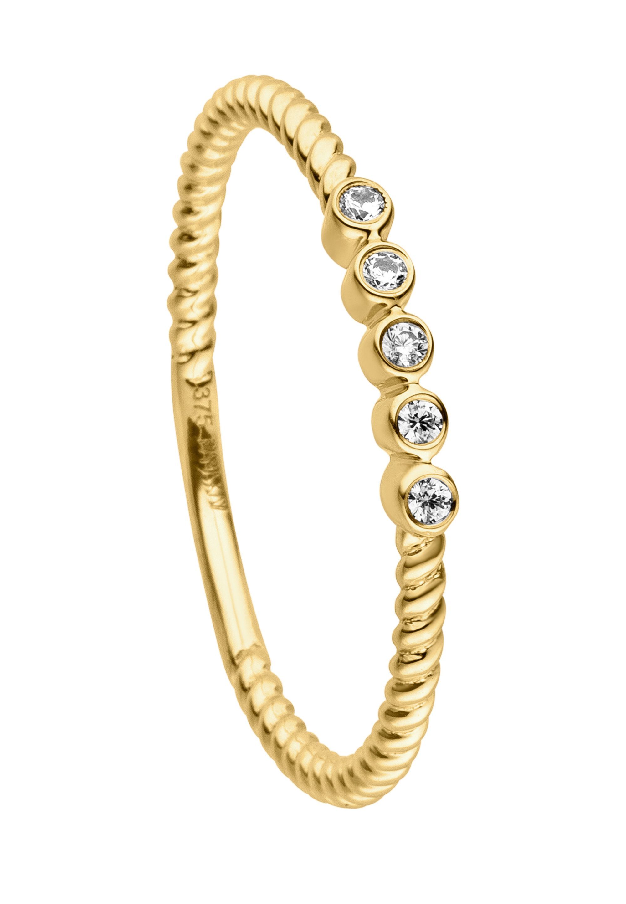 NANA KAY Fingerring, mit funkelnden Zirkonia-Steinen