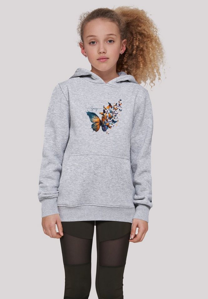 F4NT4STIC Kapuzenpullover Schmetterling Frühling Hoodie Unisex Print