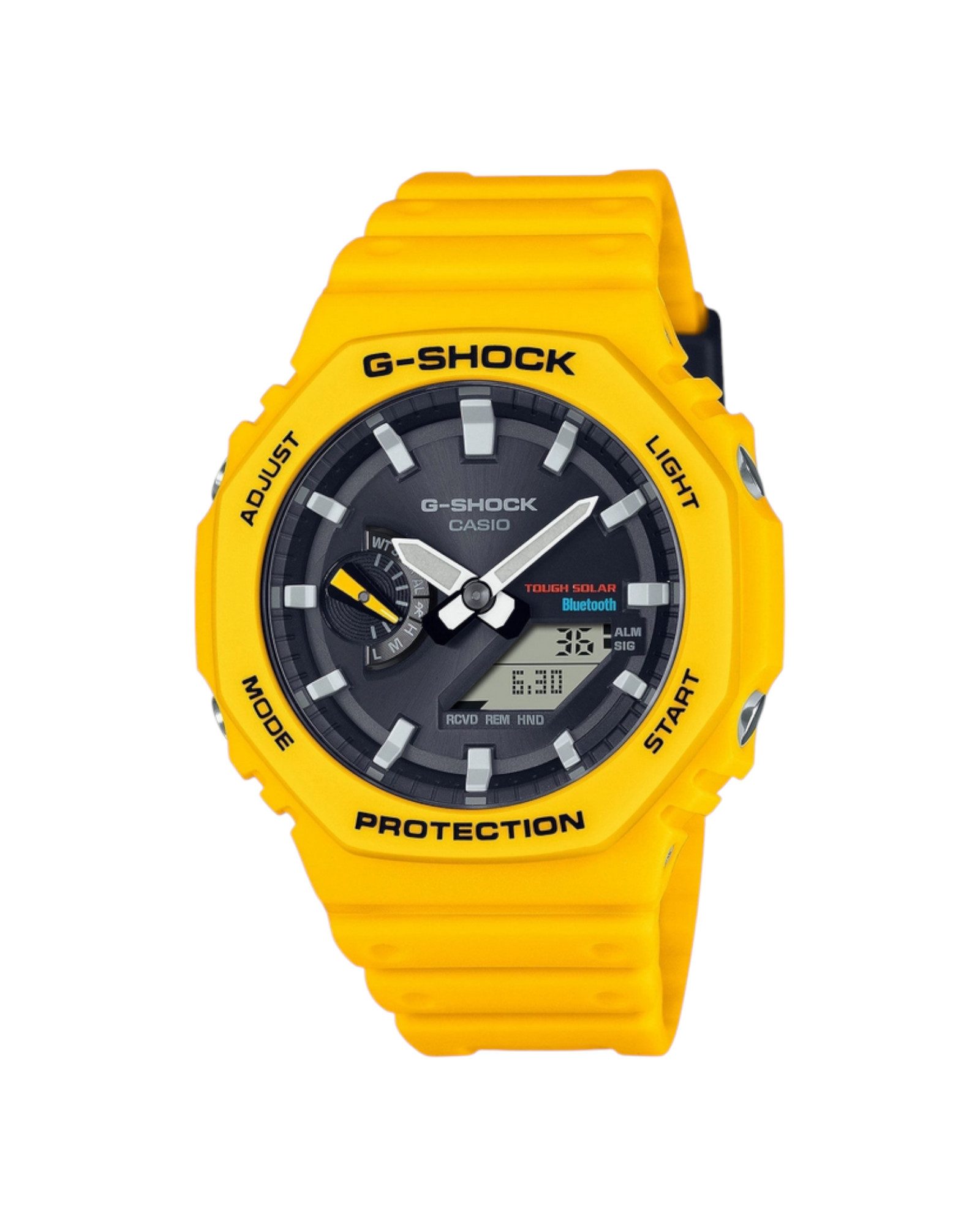 CASIO Digitaluhr CASIO Analog GA-B2100C-9AER gelb GA-B2100C-9AER, CASIO Ana günstig online kaufen