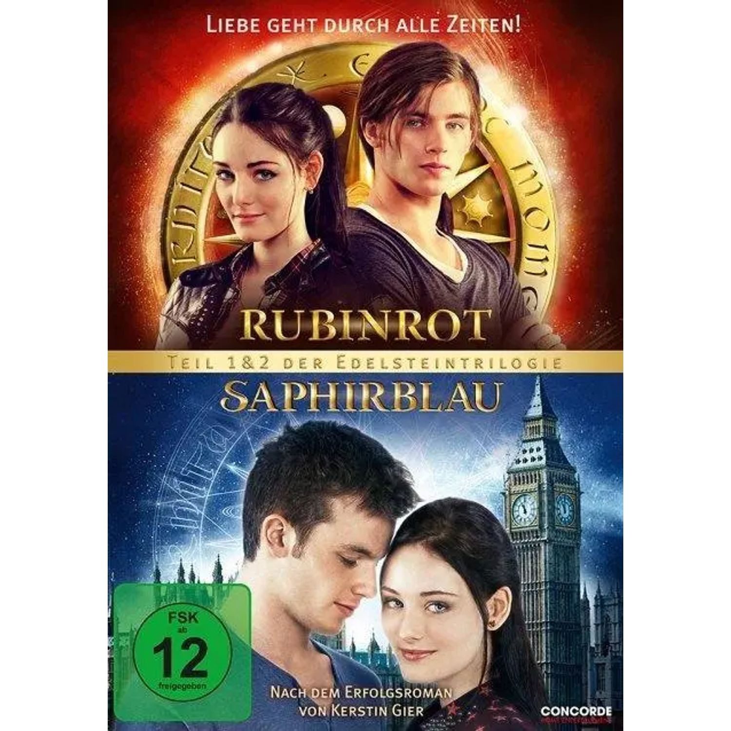 Concorde DVD Doppel-DVD Rubinrot/Saphirblau - Die Doppeledition / 2 DVDs (ohne CH)