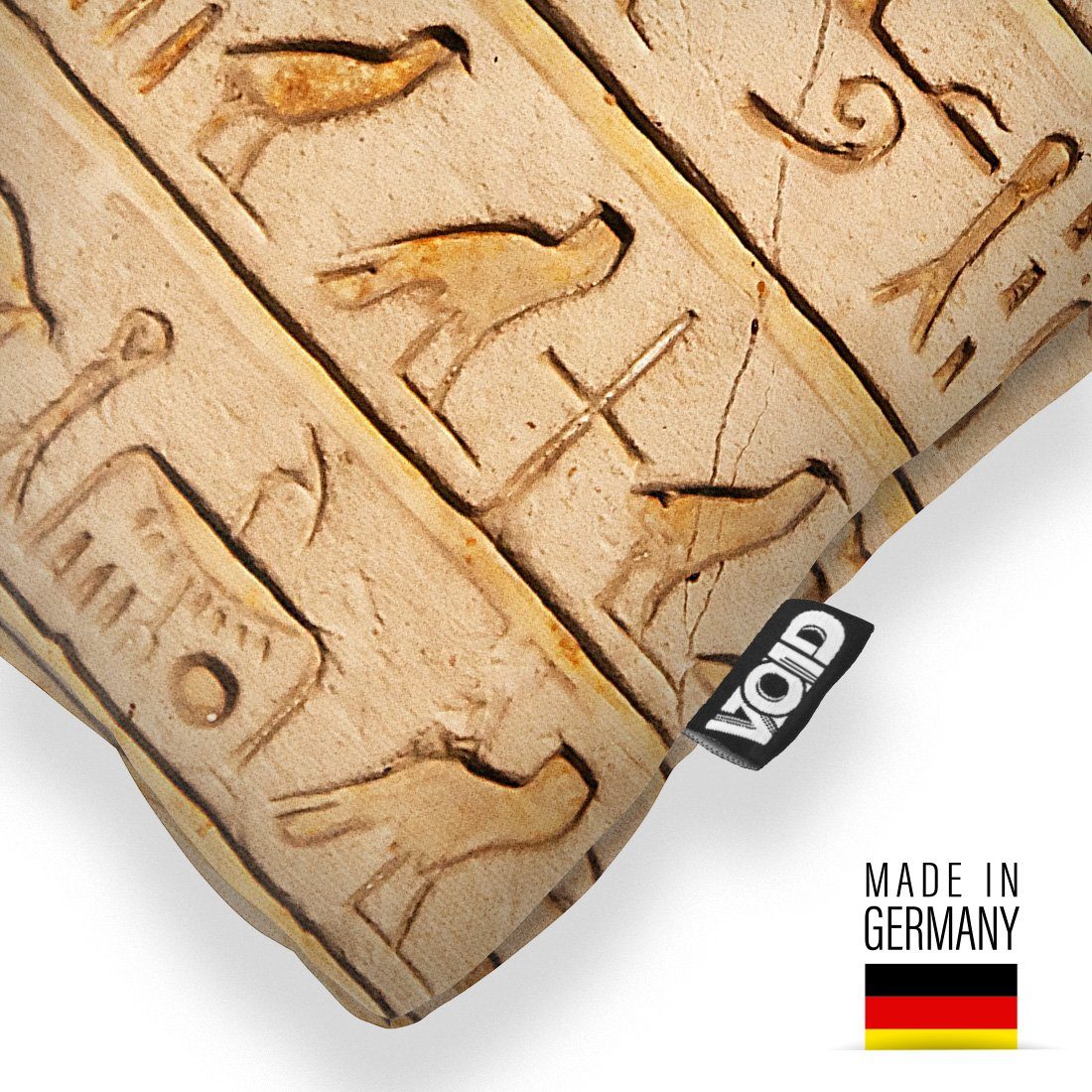 VOID Kissenbezug, (1 Stück), Ägypten Hiroglyphen Antike Pyramiden Afrika Jones Zivilisation Geschi