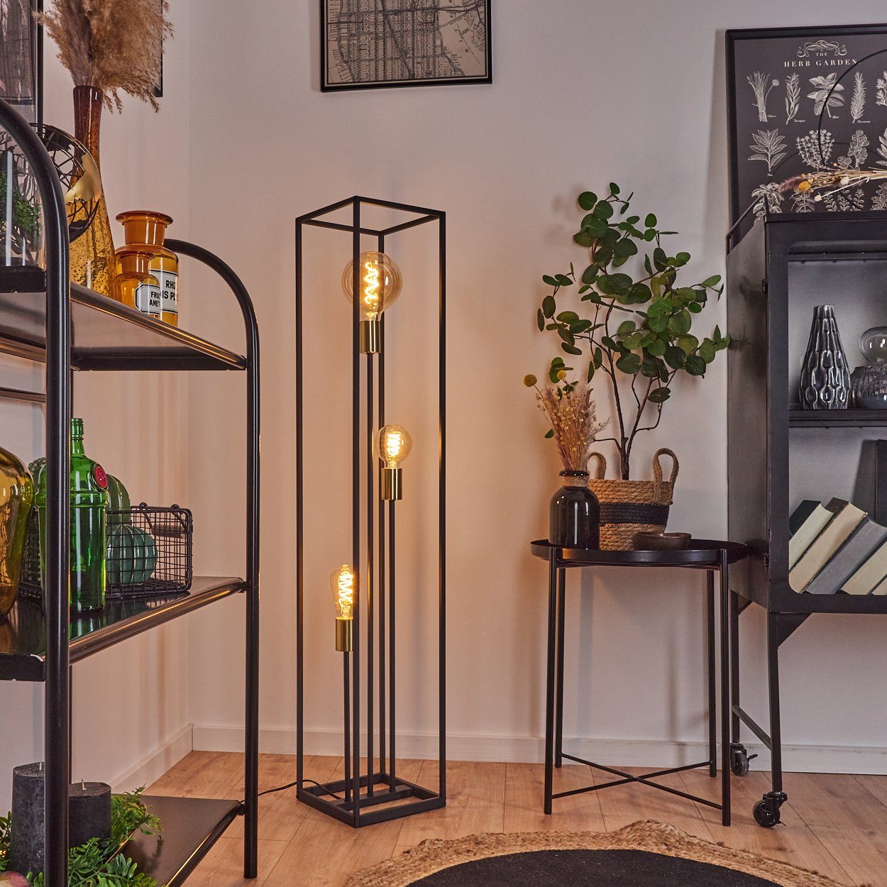 hofstein Stehlampe »Avola« Bodenlampe aus Metall günstig online kaufen