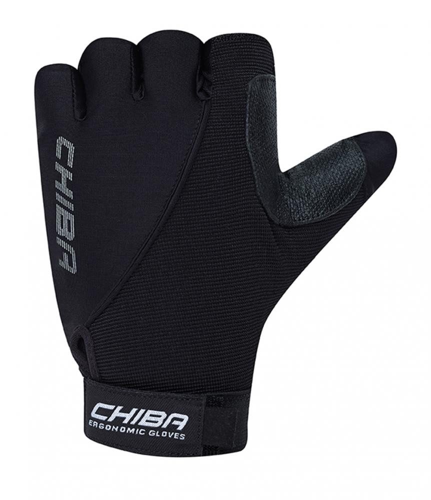 Chiba Fahrradhandschuhe CHIBA Argon Premium II - Radhandschuhe XL schwarz mit Gelpolster & Ara
