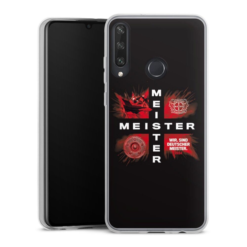 DeinDesign Handyhülle Bayer 04 Leverkusen Meister Offizielles Lizenzprodukt, Huawei Y6p Slim Case Silikon Hülle Ultra Dünn Schutzhülle