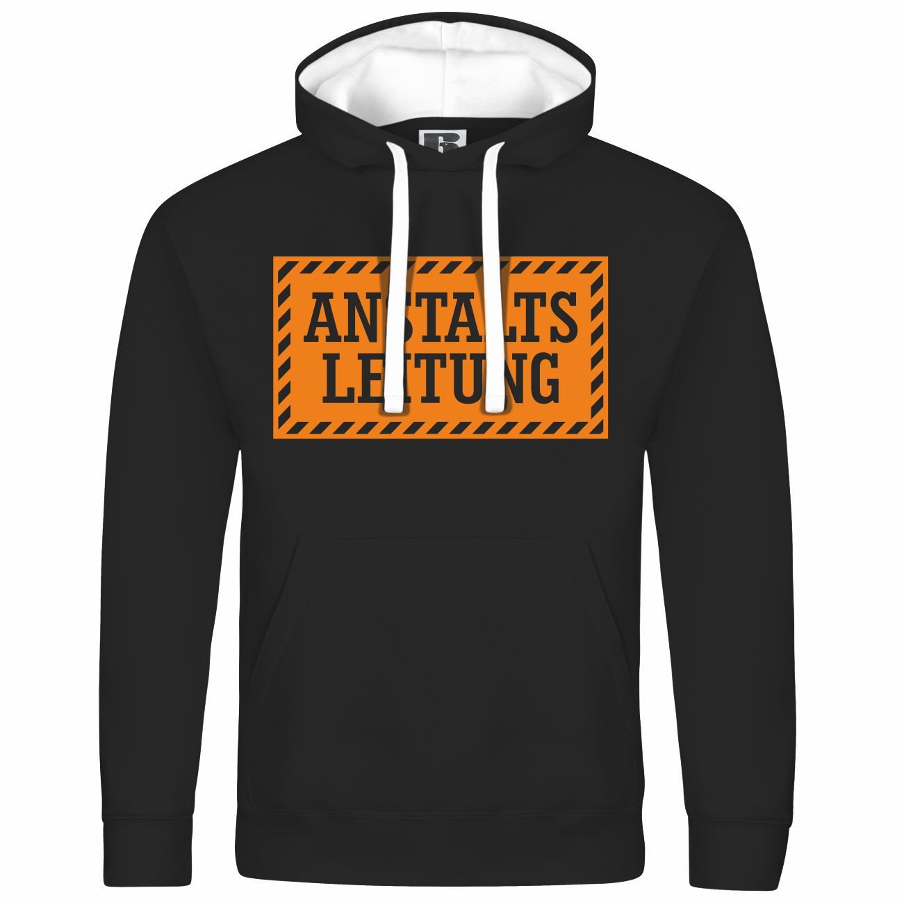 deinshirt Kapuzenpullover Herren Kapuzenpullover Anstalltsleitung Mit Print Motiv, Grafik