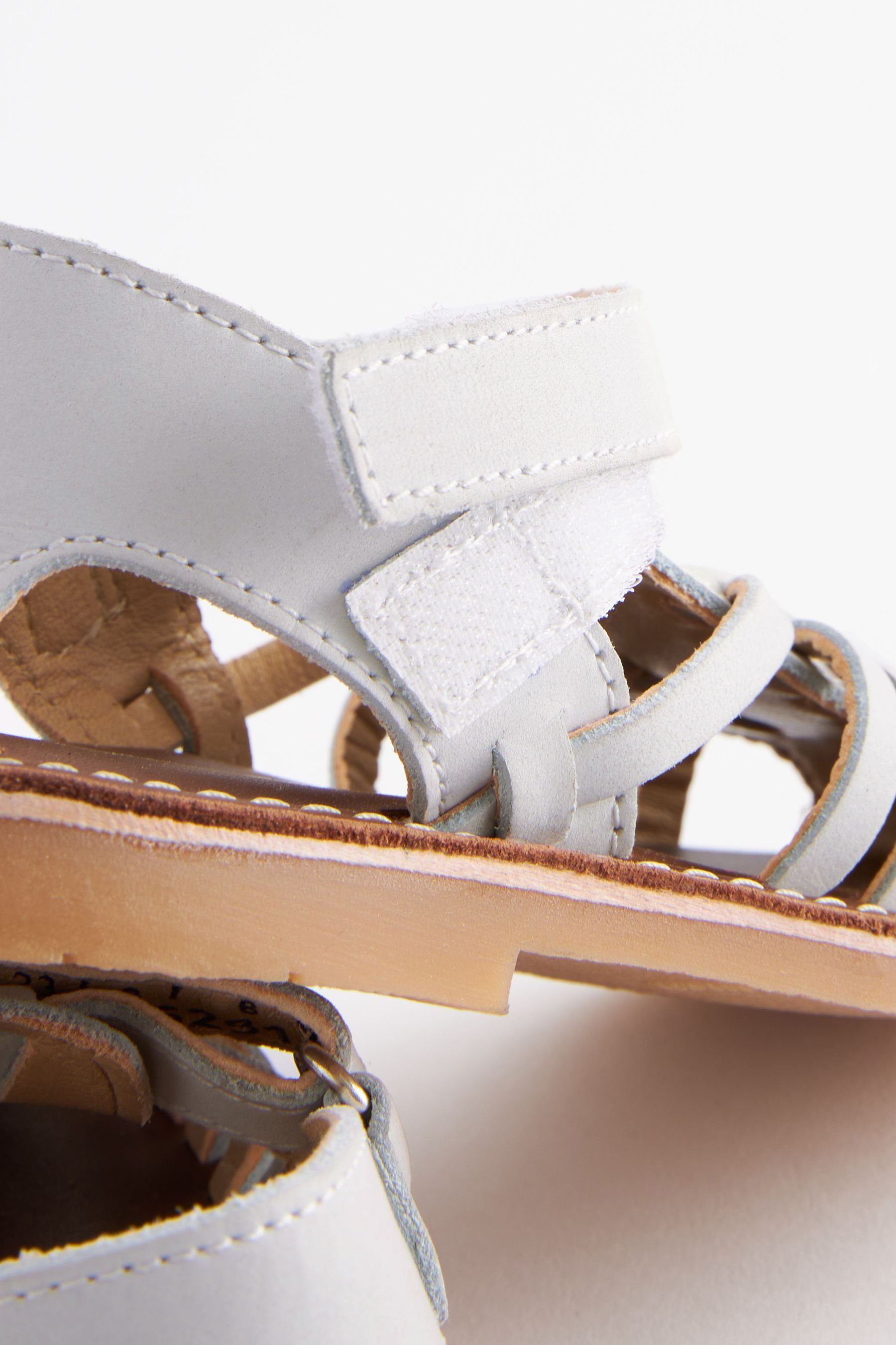 Sandale White (1-tlg) Sandale Next Leder aus