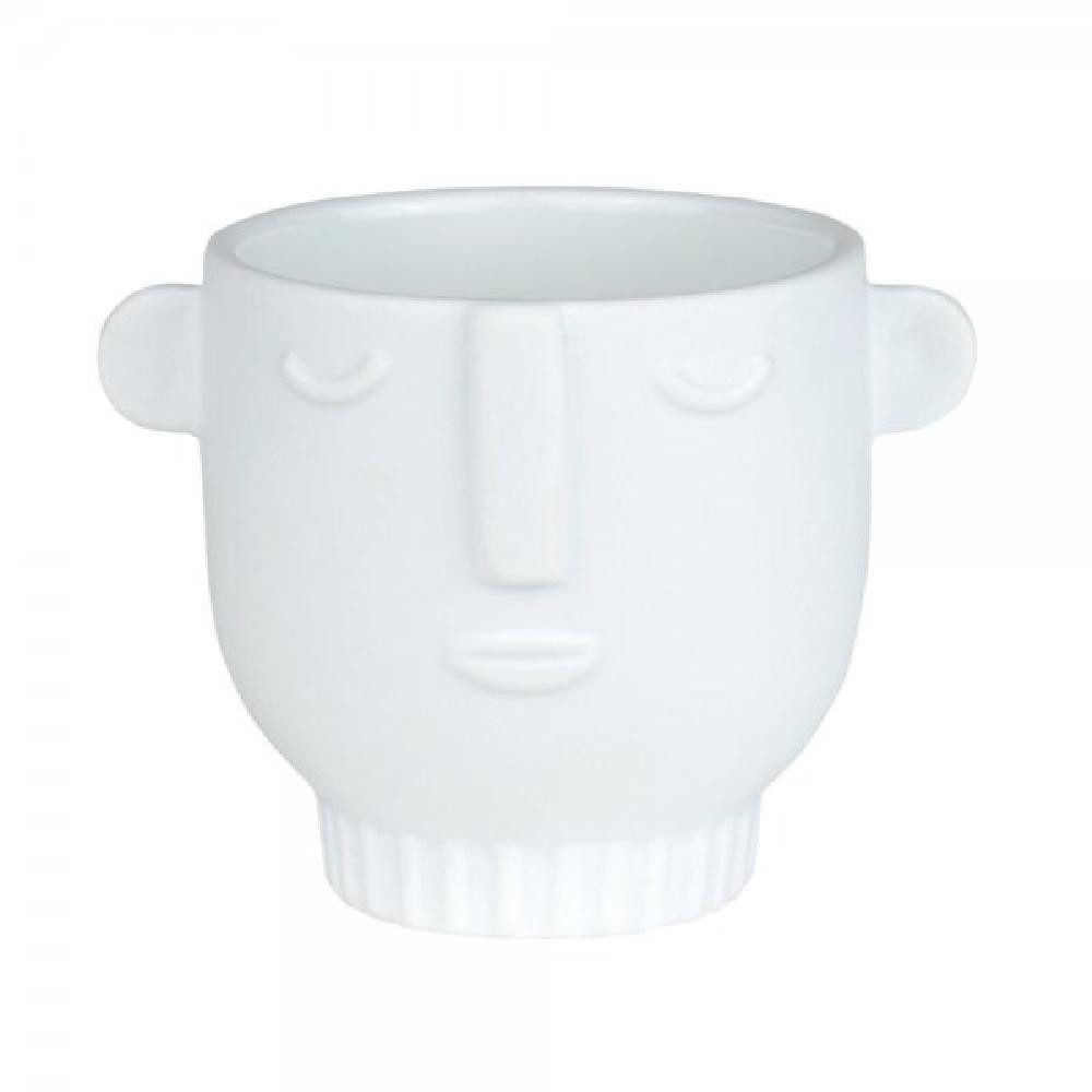 Räder Blumentopf Design Übertopf Teelichthalter Kleine Lichtgestalt Juri Weiß (8,5cm)